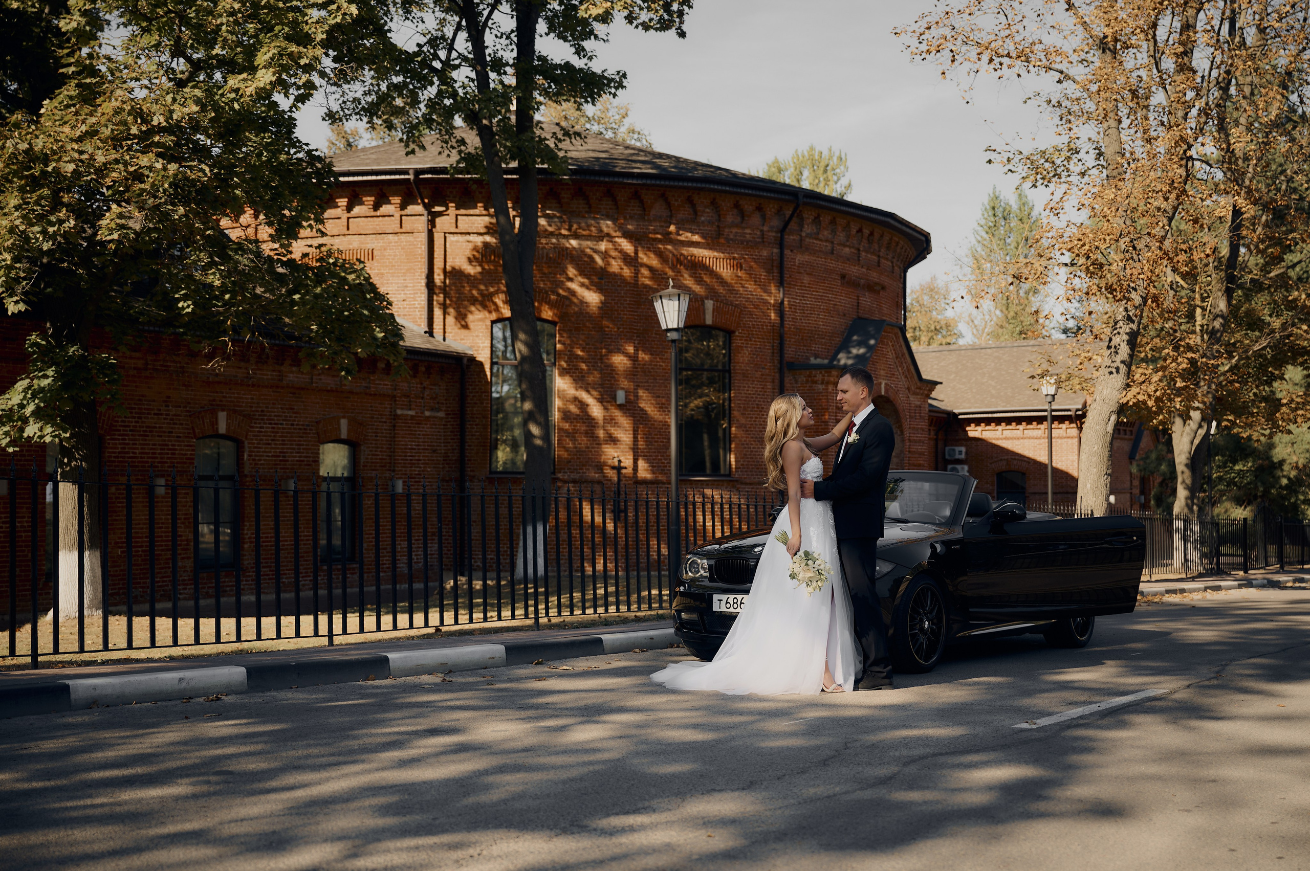 свадебная фотосессия с кабриолетом Тула