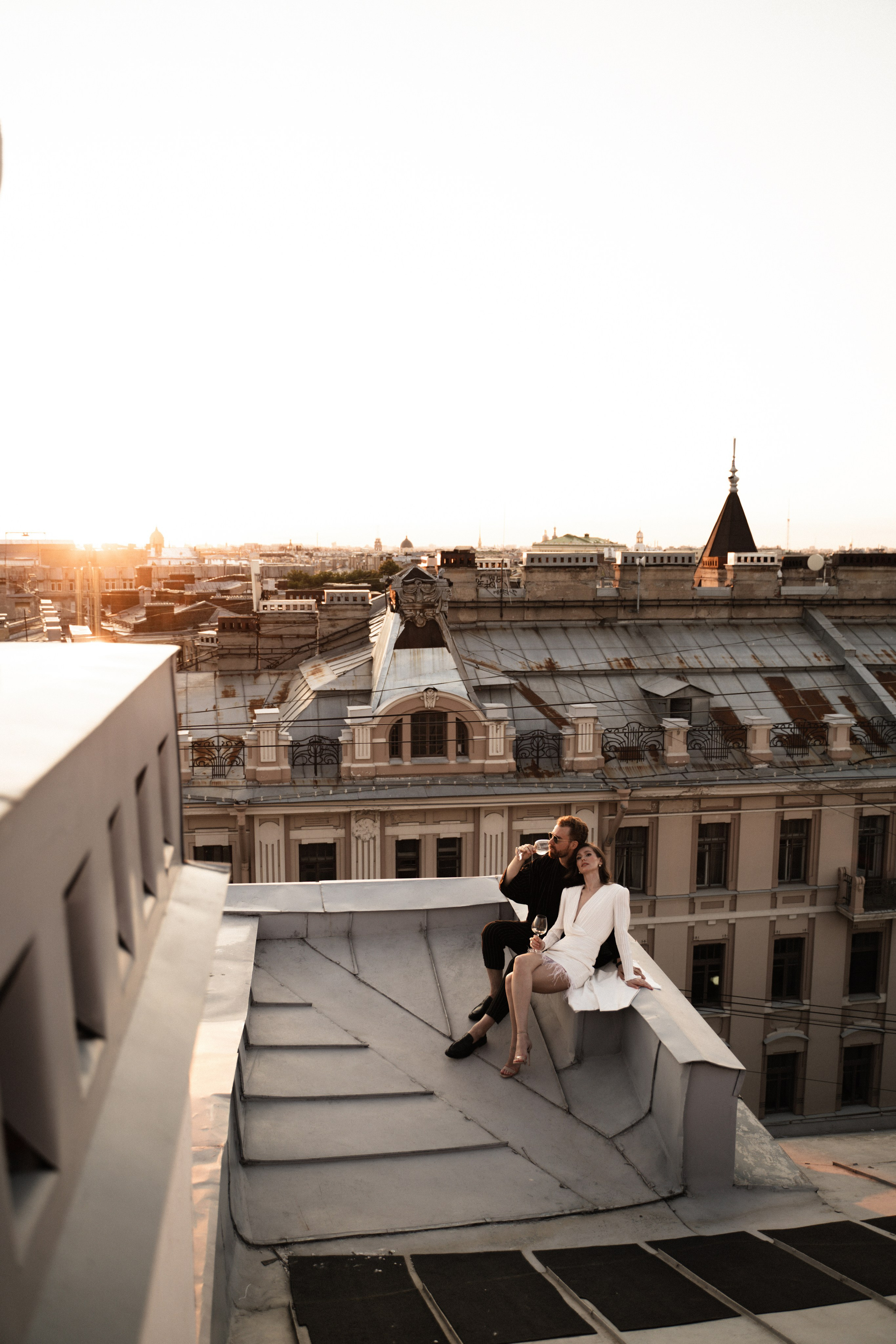 Питерские крыши. Свадебный фотограф в Сургуте