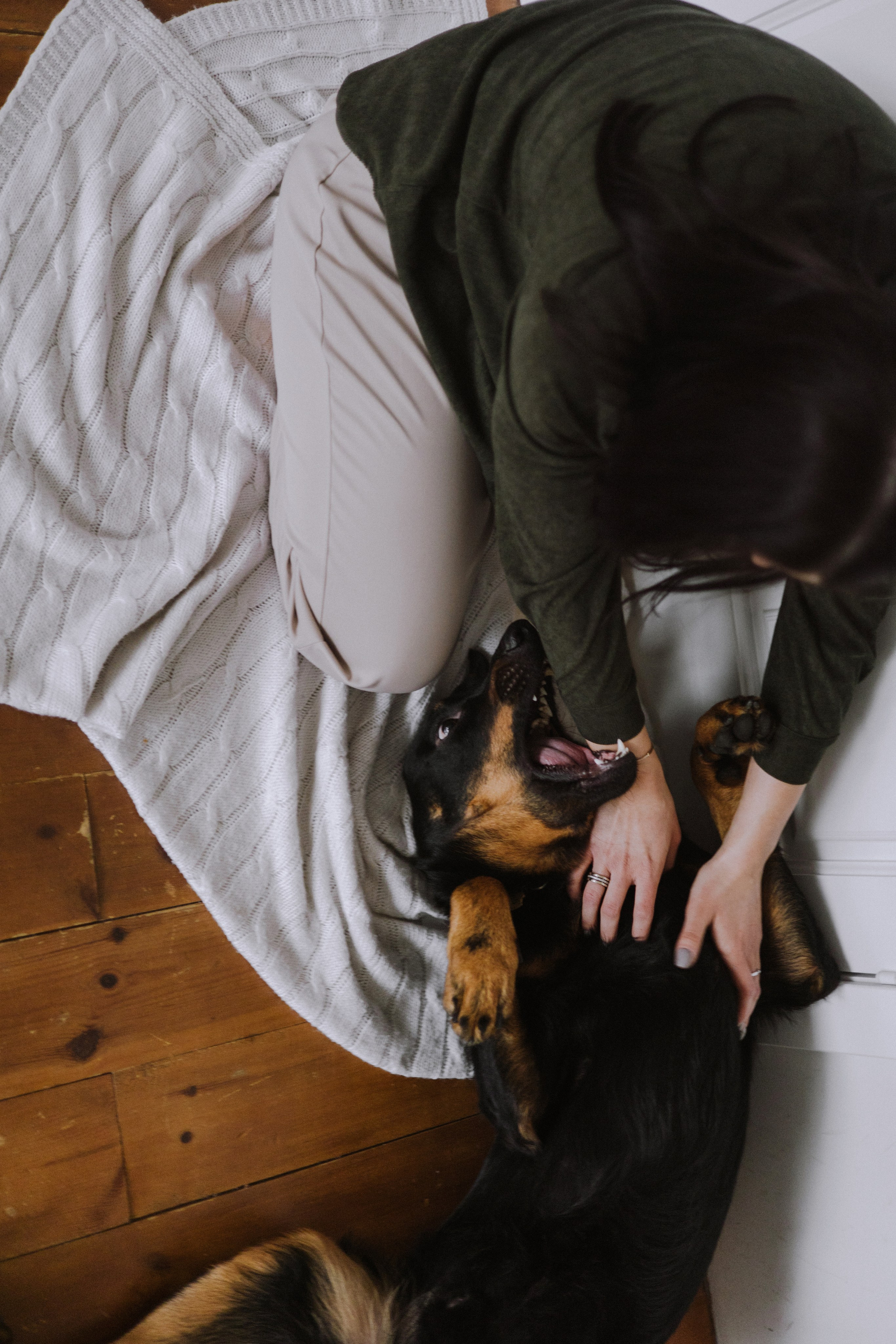 Полина и Зевс. Фотограф-анималист Богданова Полина