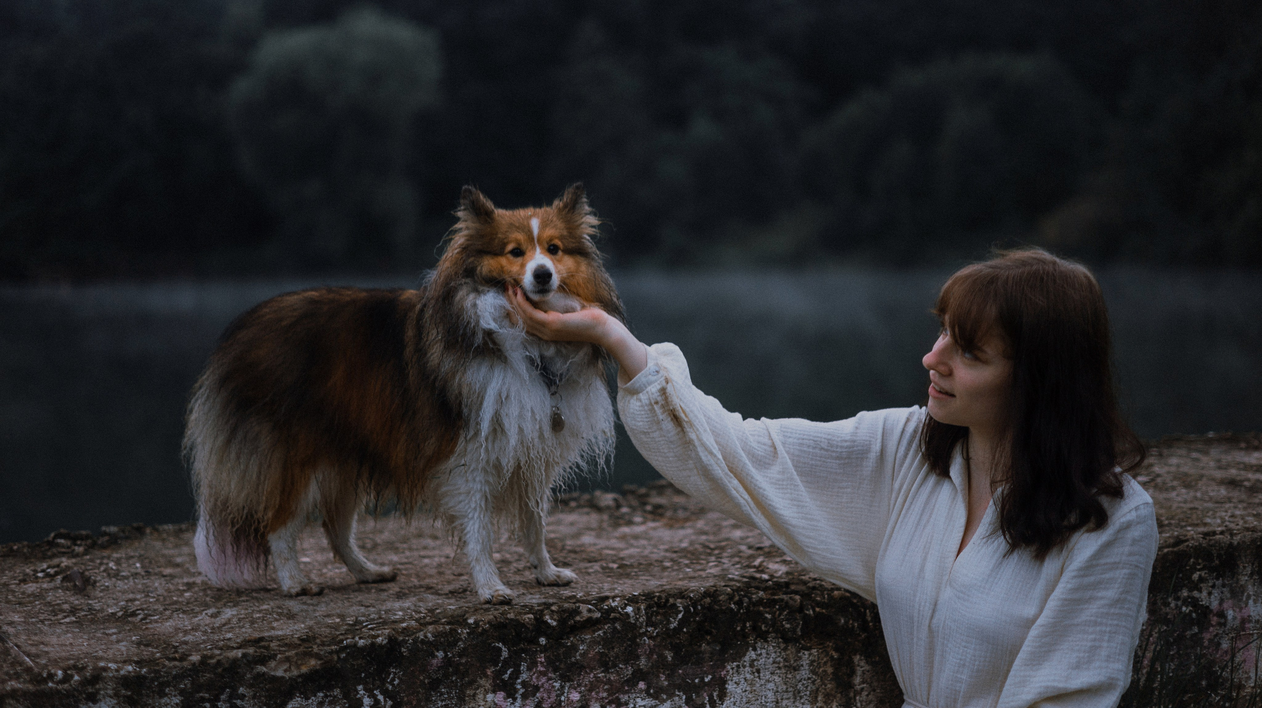 Аня и Скай. Фотограф-анималист Богданова Полина