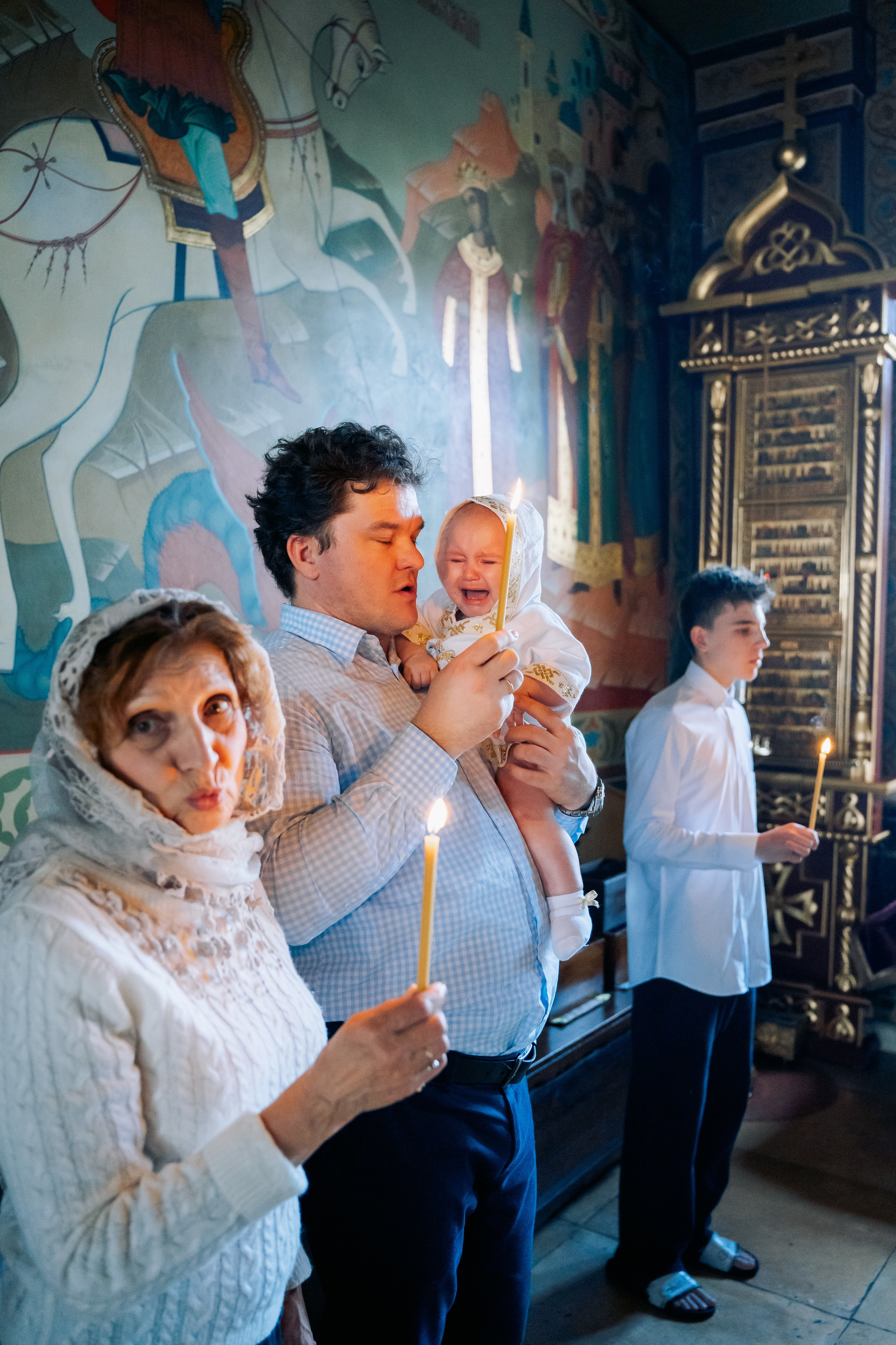 Крещение Мирона. Фотограф Казакова Анастасия