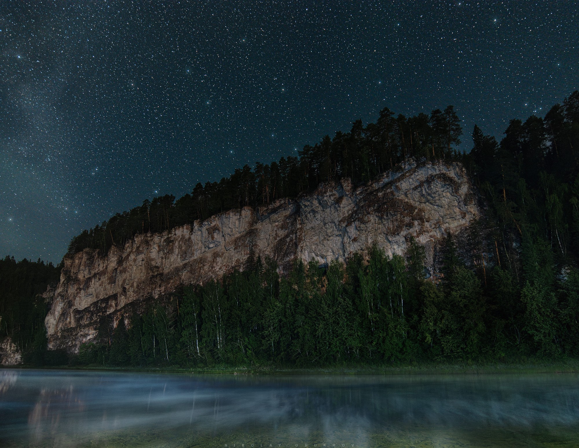Дыроватый и пещера Скалолазов ночью