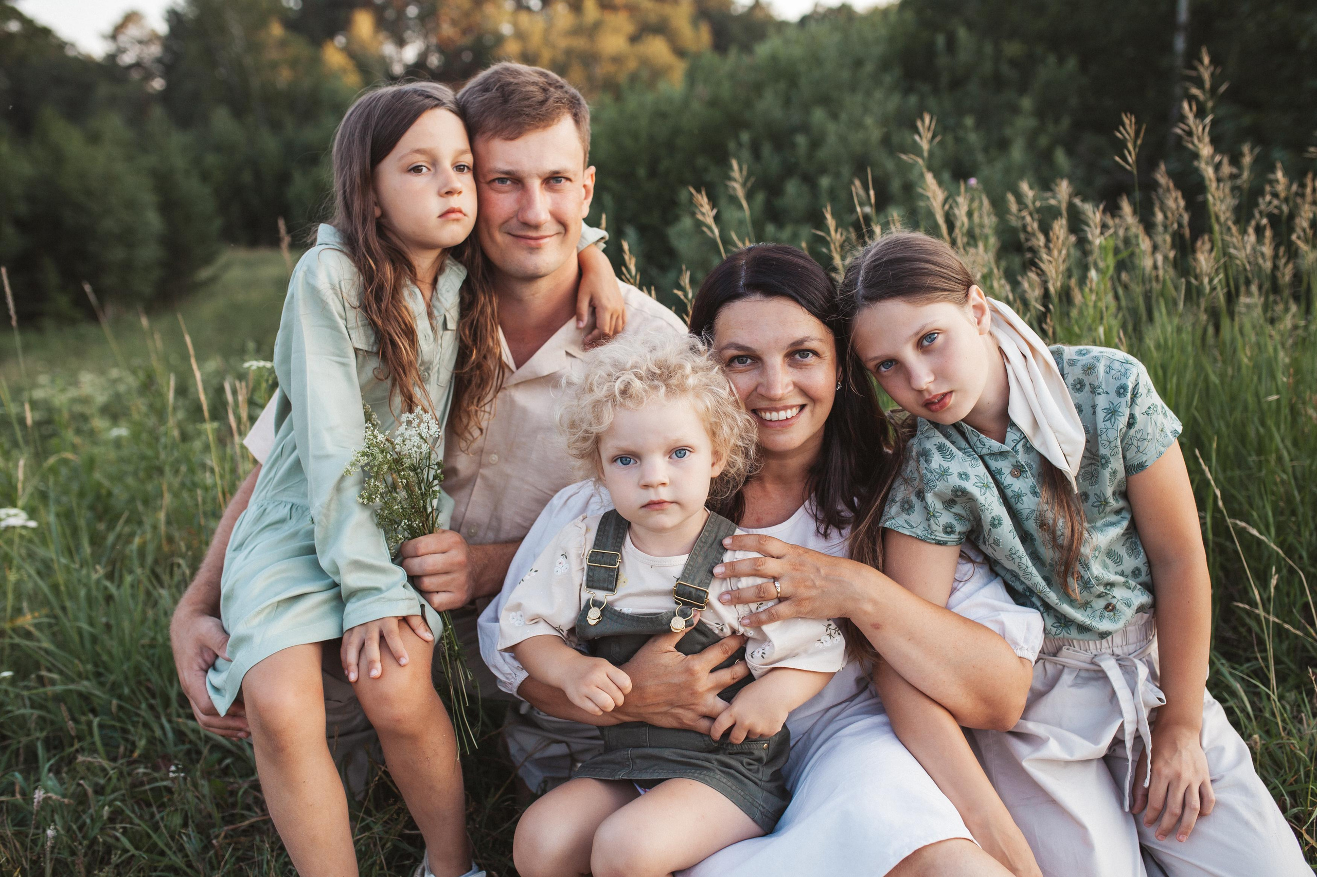 Семья Бабушкиных, лето 2021 г. Семейный фотограф Трусова Евгения в Екатеринбурге
