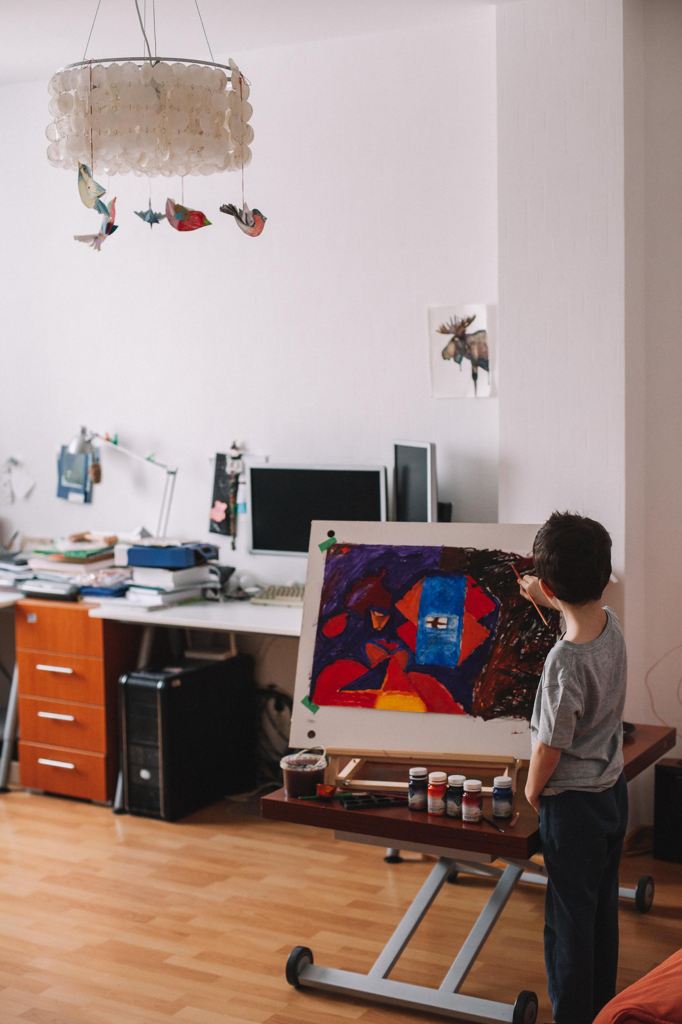 Аня с сыновьями. Семейный фотограф Трусова Евгения в Екатеринбурге