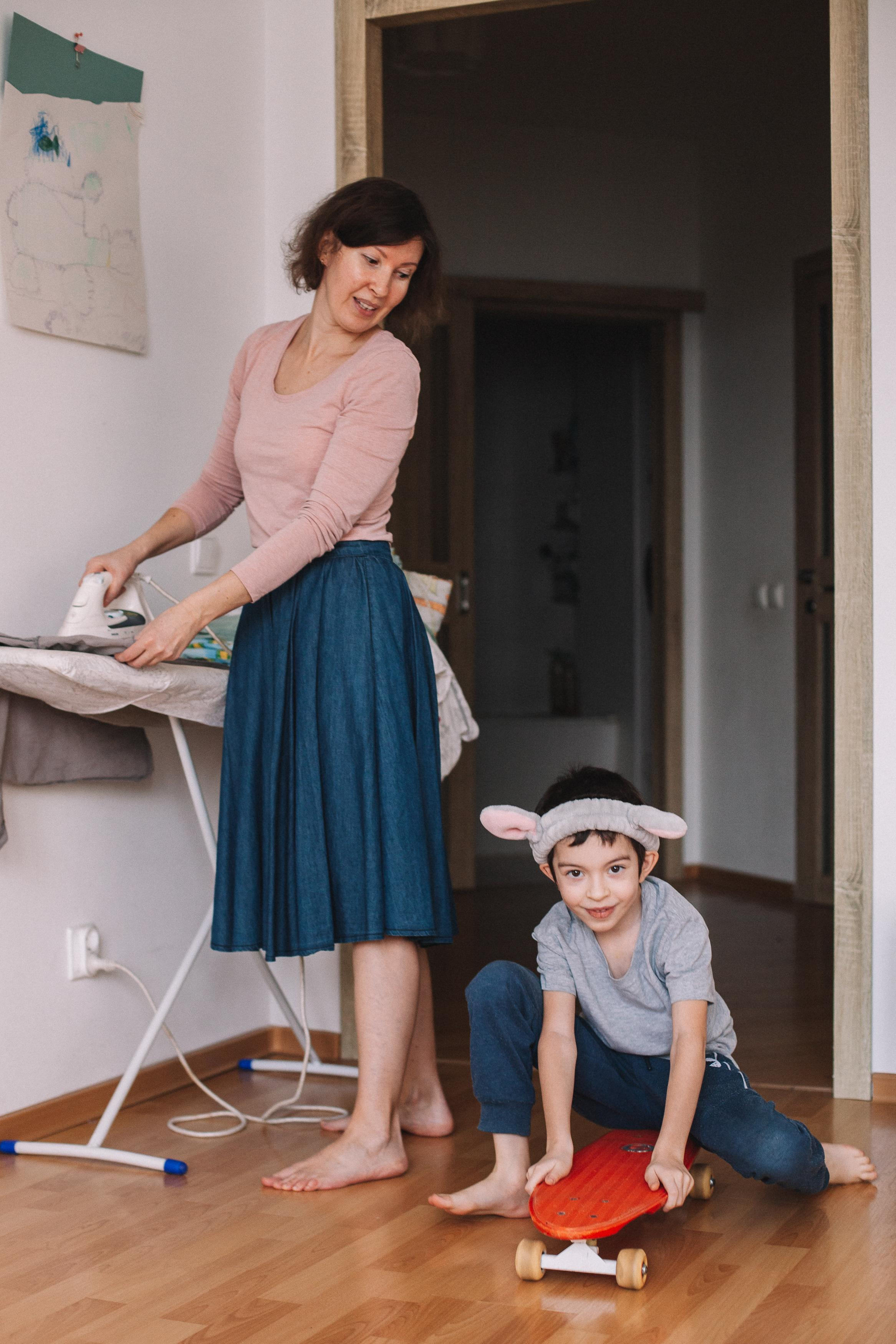 Аня с сыновьями. Семейный фотограф Трусова Евгения в Екатеринбурге