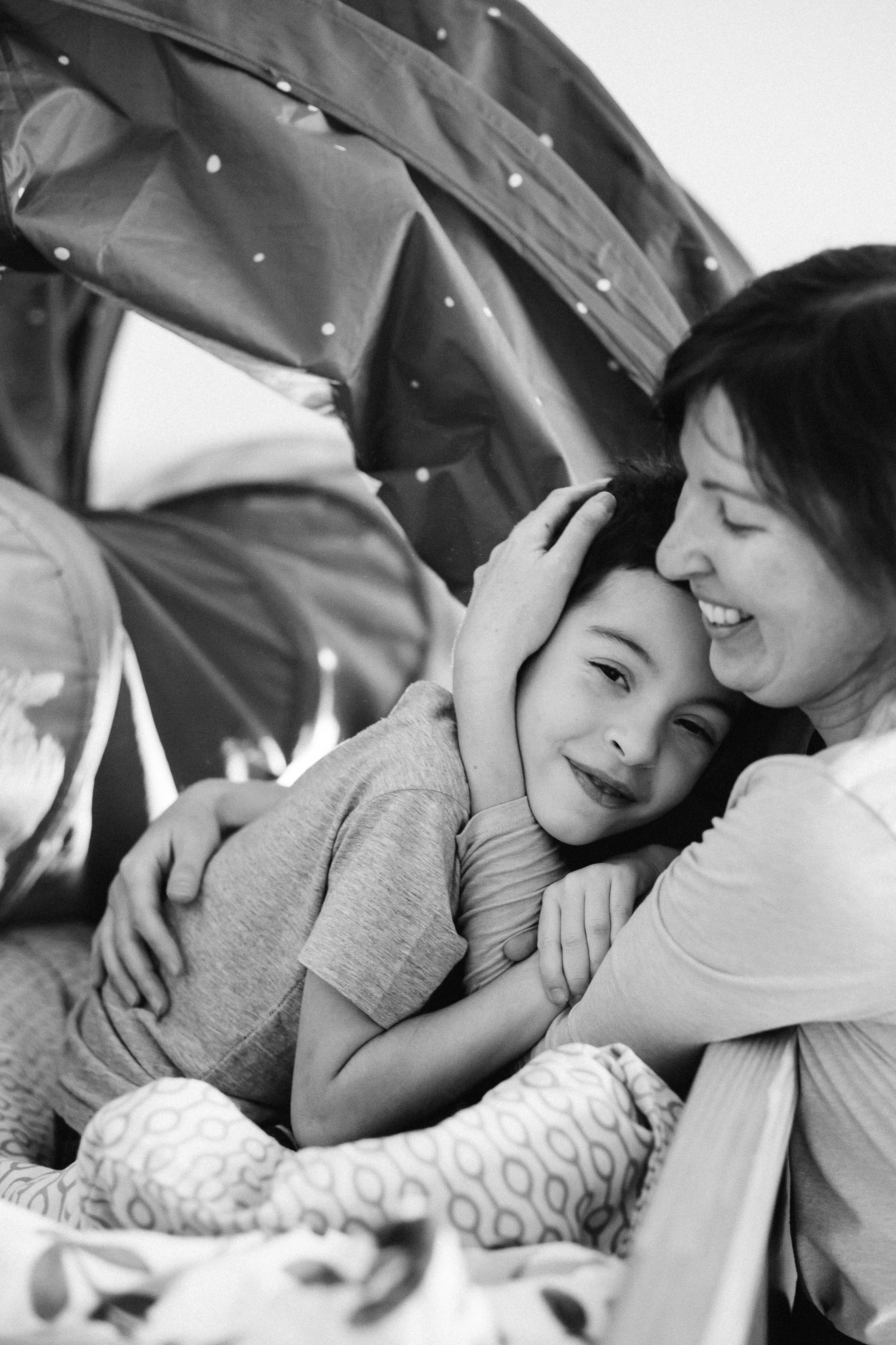 Аня с сыновьями. Семейный фотограф Трусова Евгения в Екатеринбурге