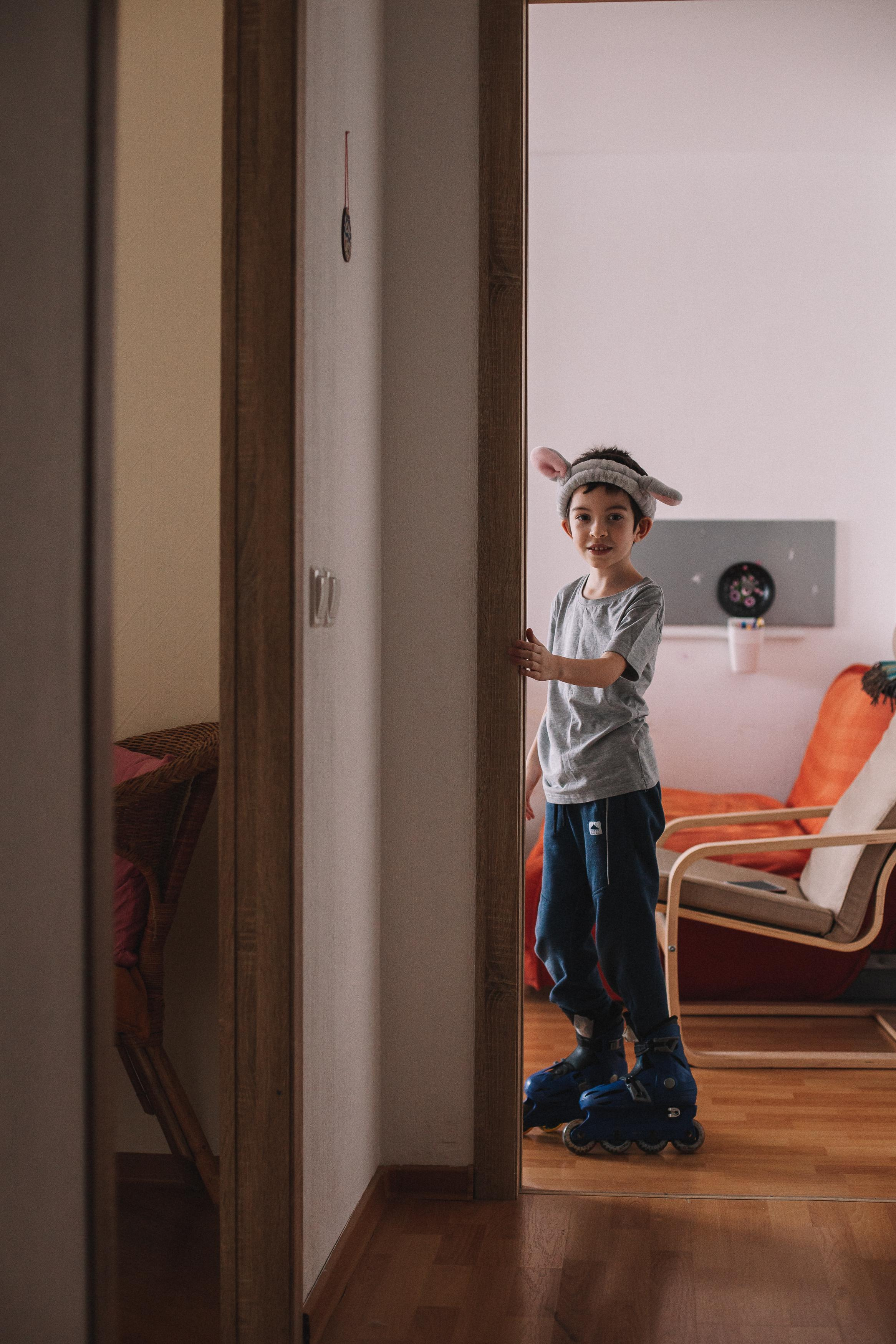 Аня с сыновьями. Семейный фотограф Трусова Евгения в Екатеринбурге