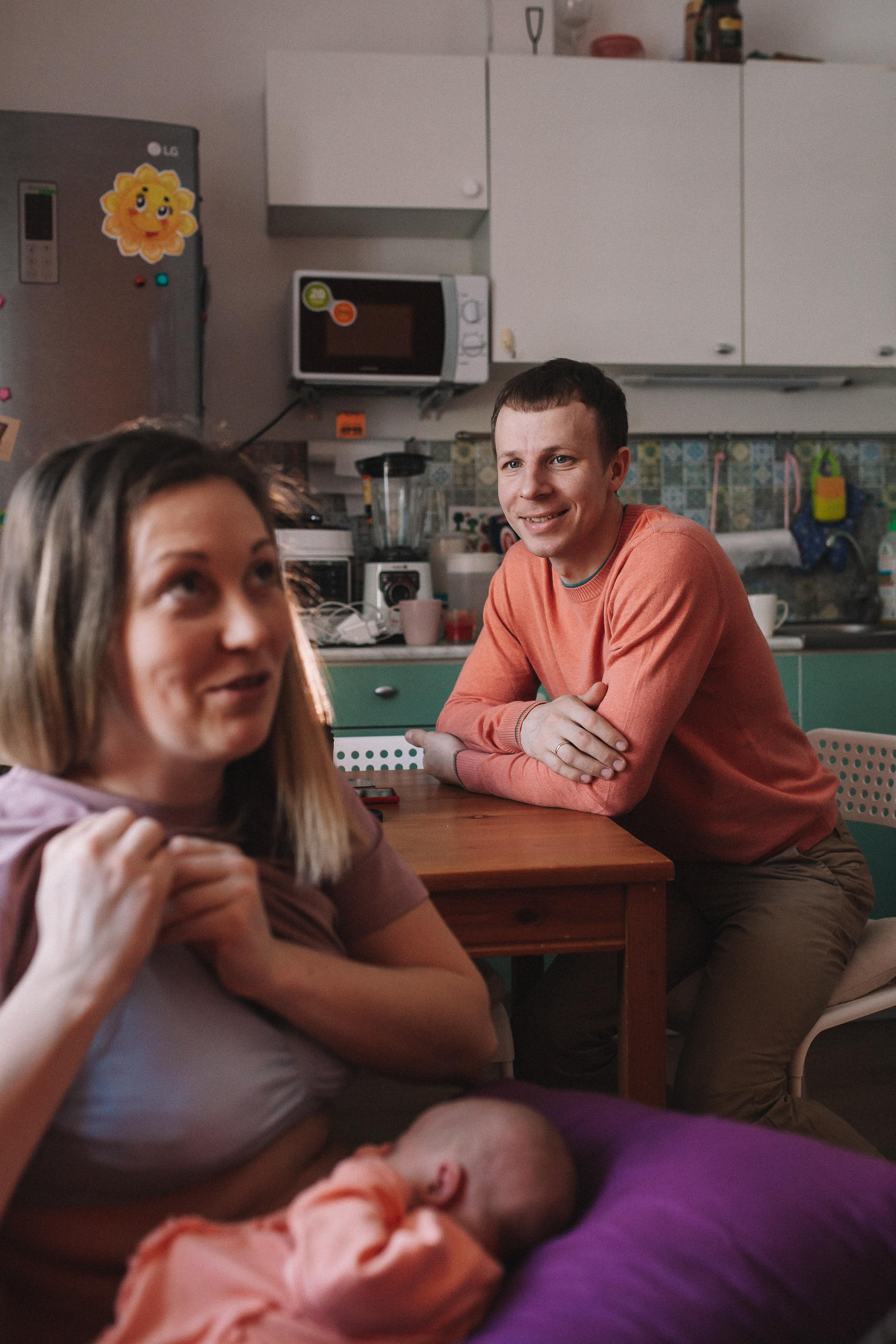 Саша, Оля, Тая и маленькая Ксюша. Семейный фотограф Трусова Евгения в Екатеринбурге