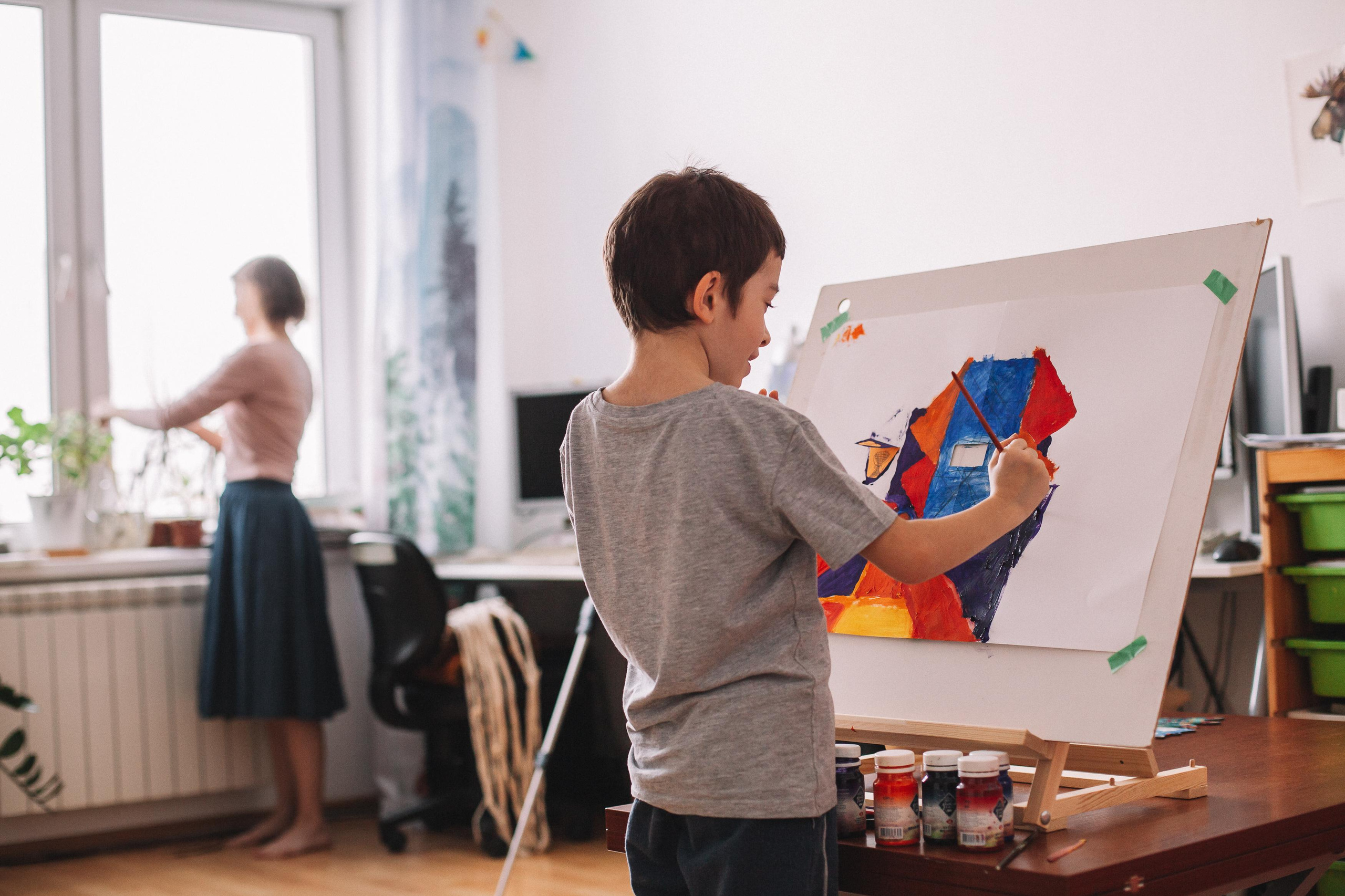 Аня с сыновьями. Семейный фотограф Трусова Евгения в Екатеринбурге