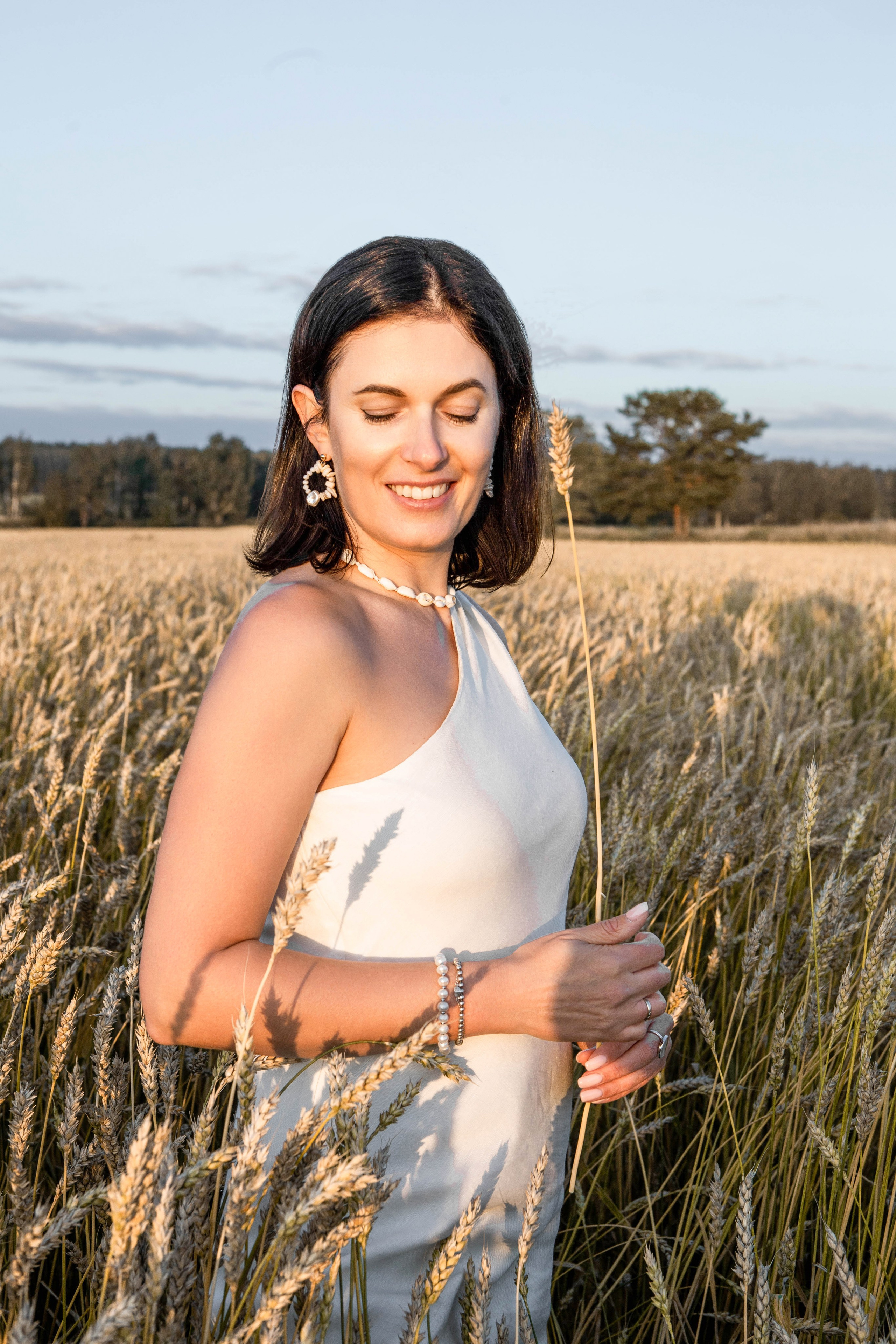 Пшеница на закате. Фотограф Екатерина Голицына