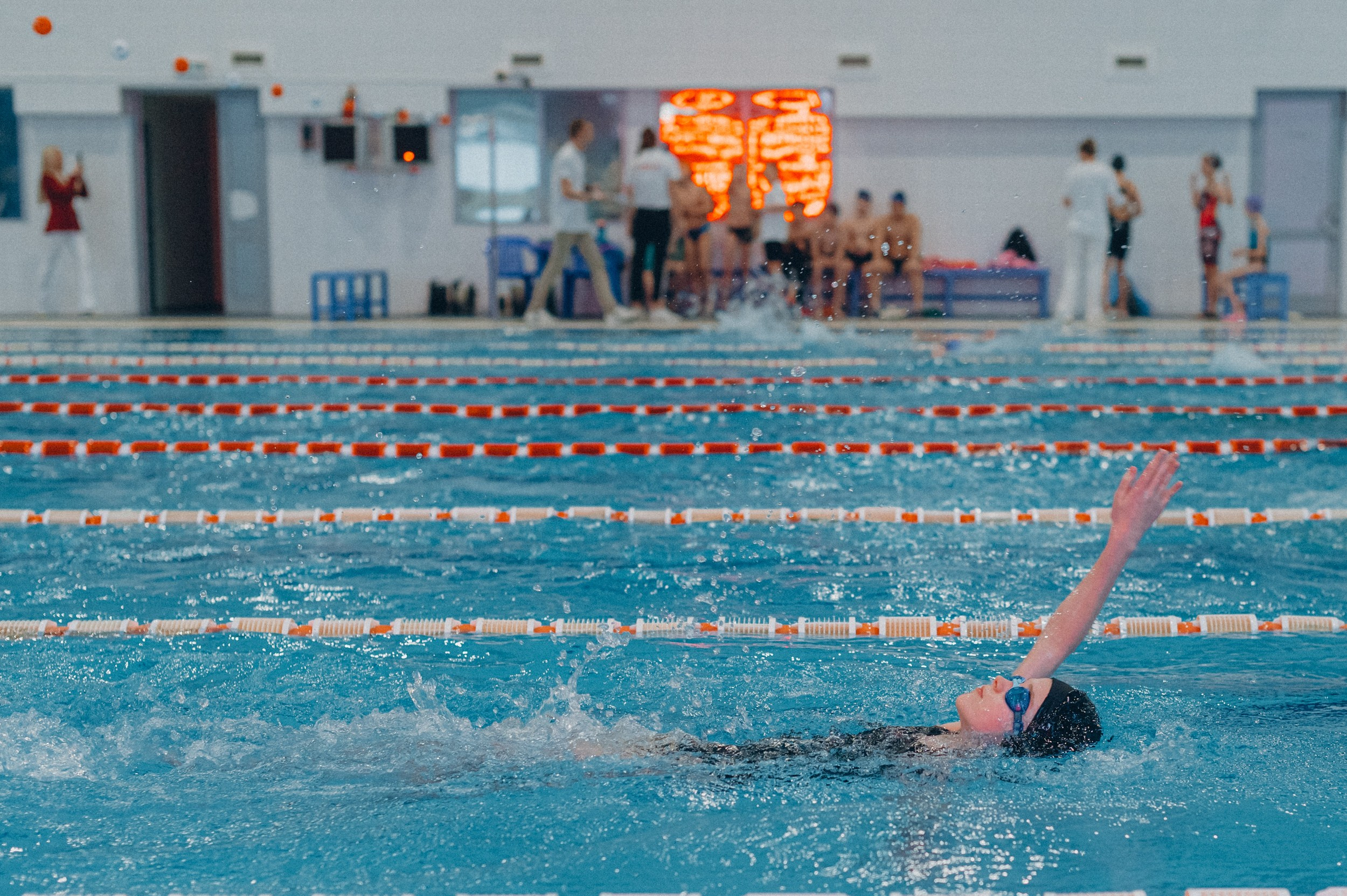 «Новогодние заплывы» в СОЦ «Зодчий». Фотограф Дмитрий Пименов