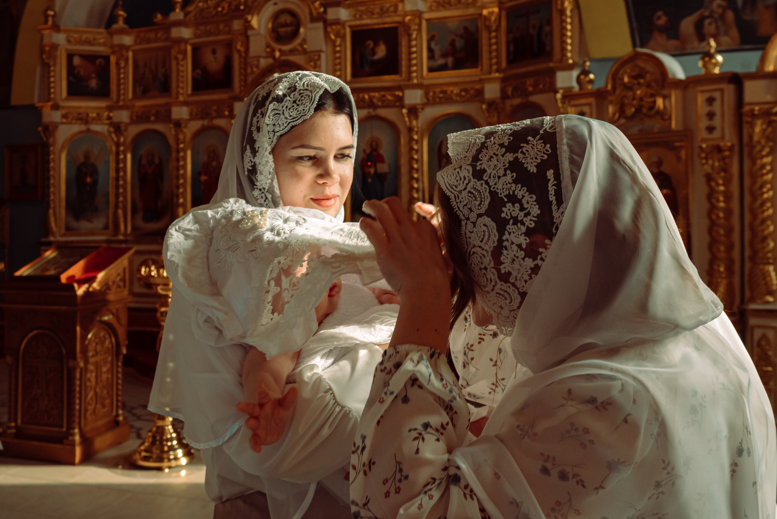 Крещение Амелии. Фотограф новорожденных в Норильске Виктория Шагалиева