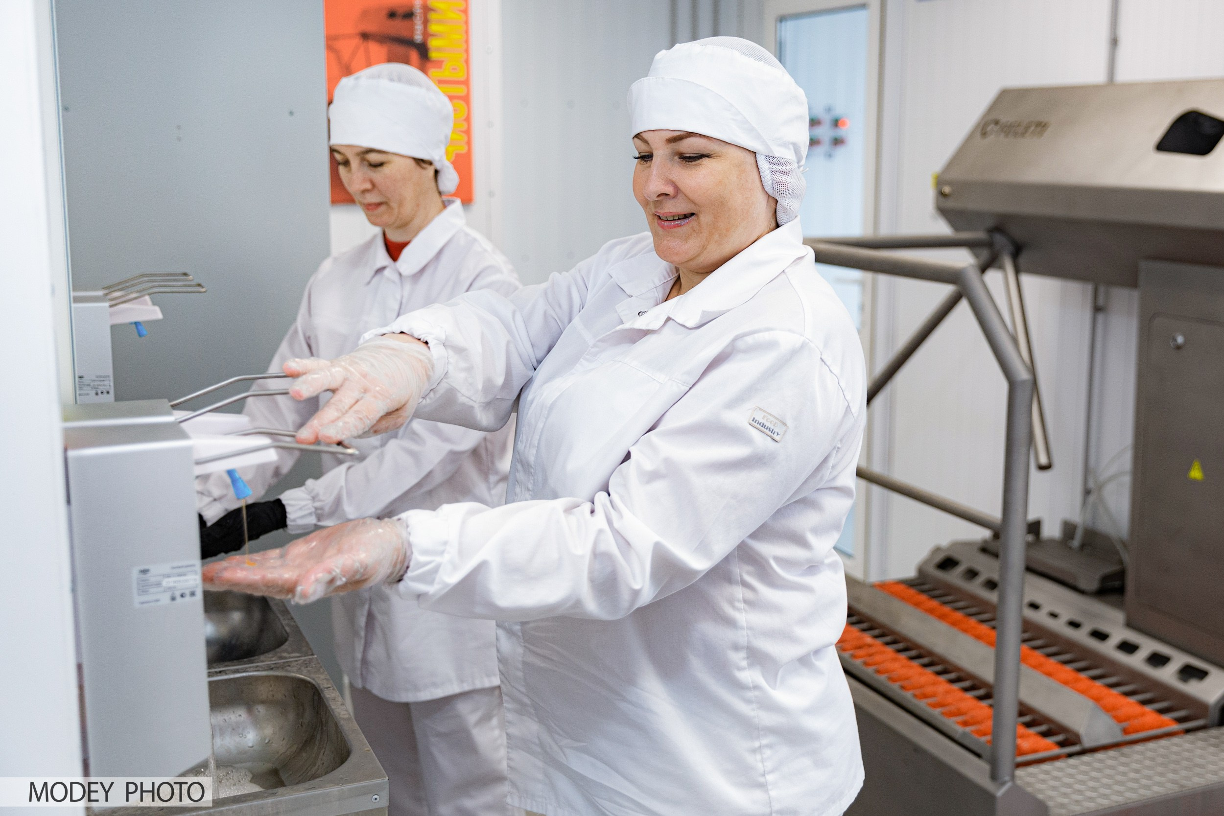 Производственный процесс пищевого цеха