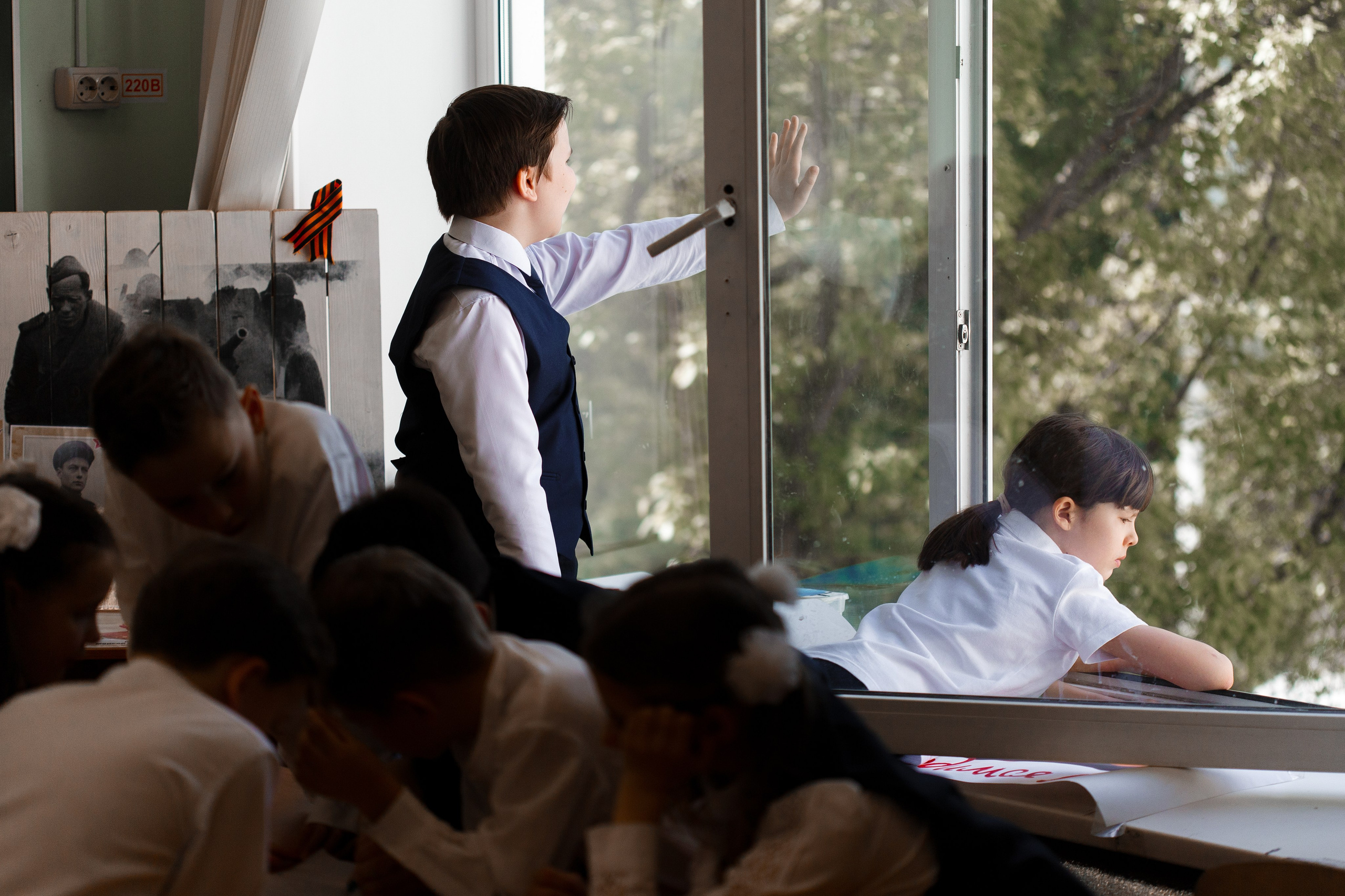 Школьная фотосъемка 3-го класса. Репортажный фотограф Борис Геер