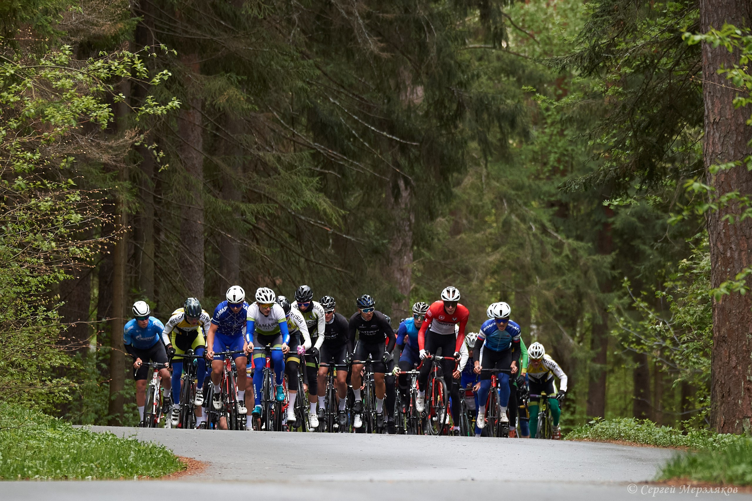 Первенство ПФО по велоспорту (шоссе). Ижевск 19.05.2024. Спортивный репортажный фотограф в Ижевске Сергей Мерзляков