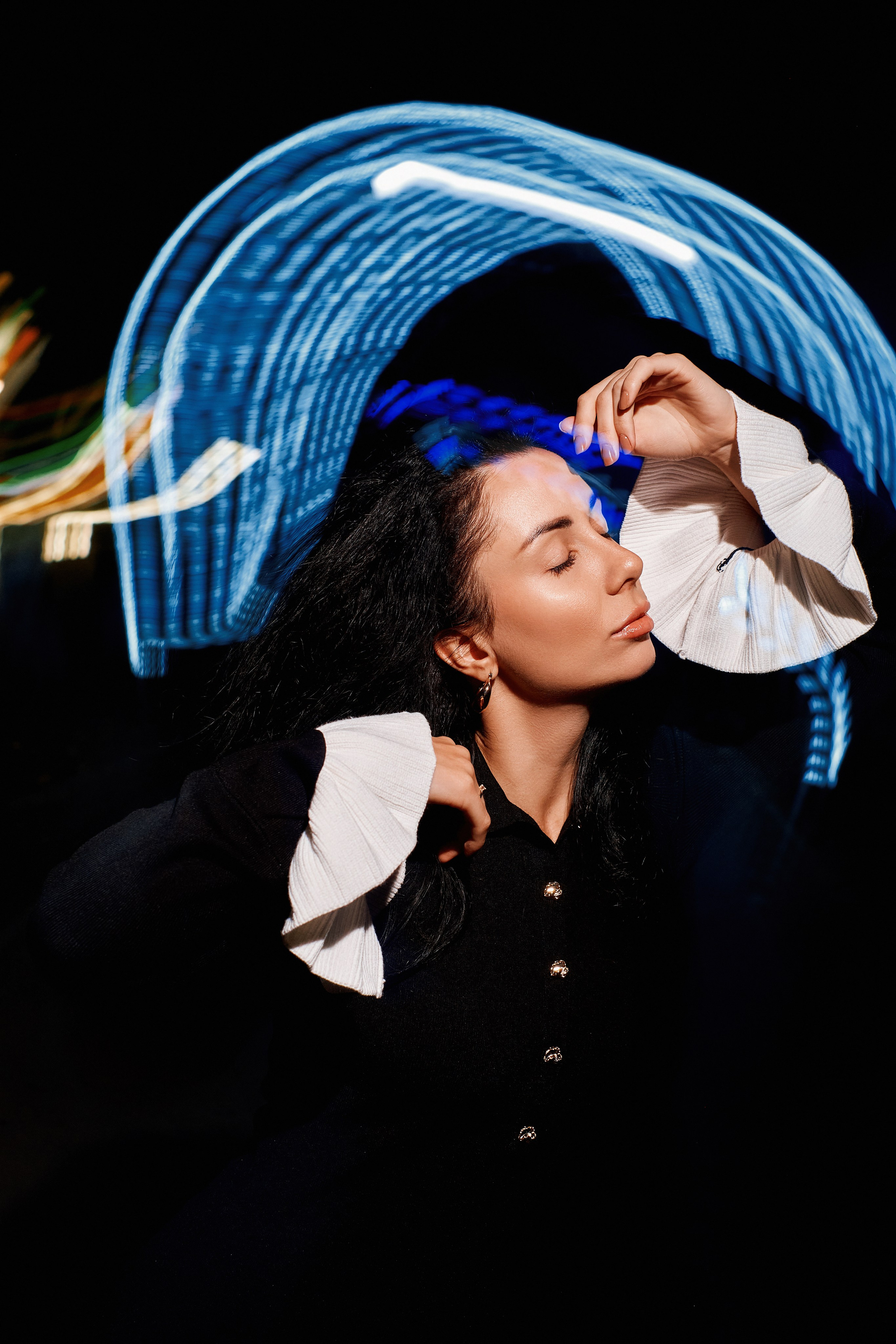 Наташа. Фотосессия по ночному городу. Фотограф Таганрог Анна Трайжон