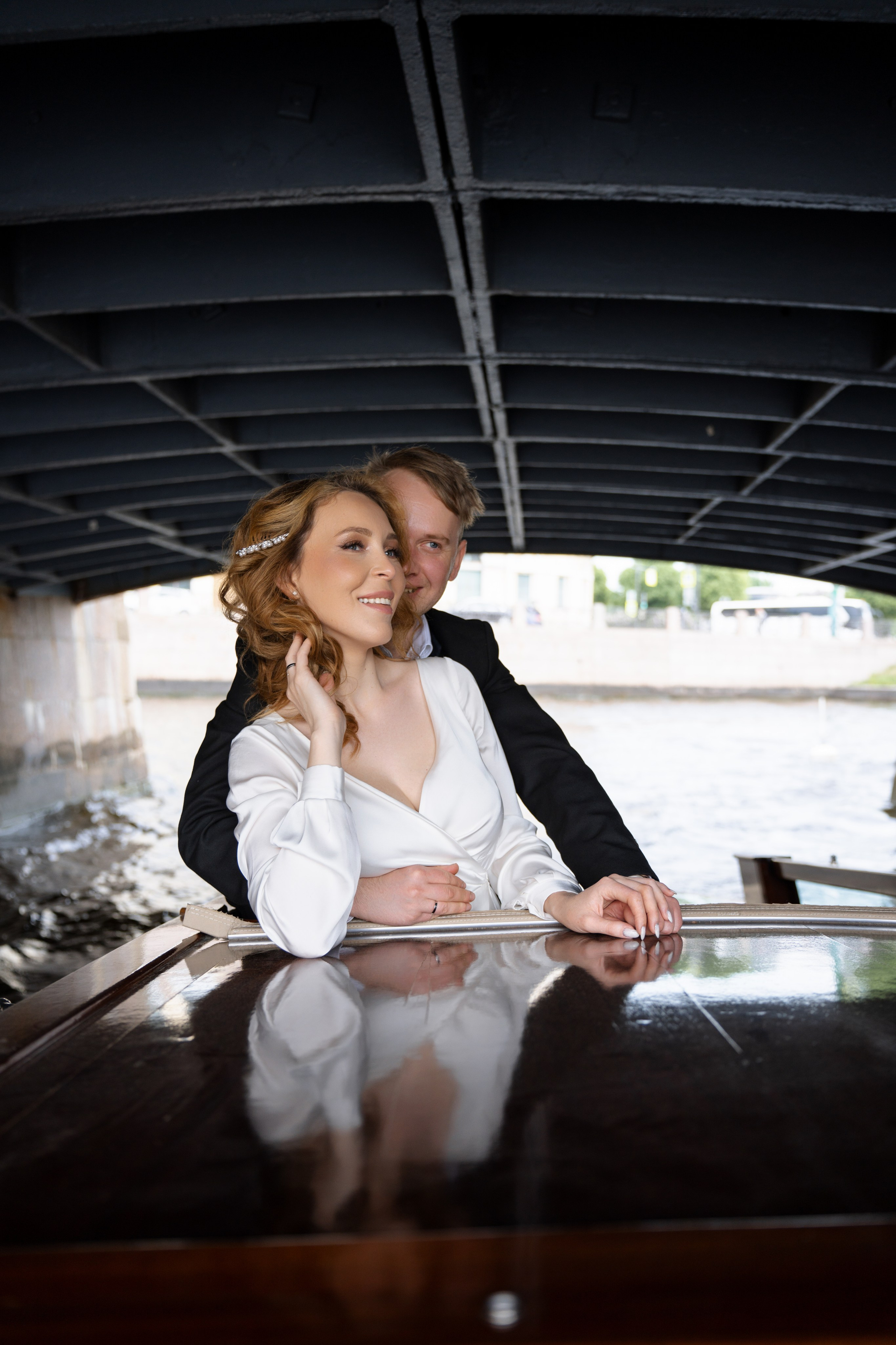 Свадьба на катере. Фотограф Оксана Шавва