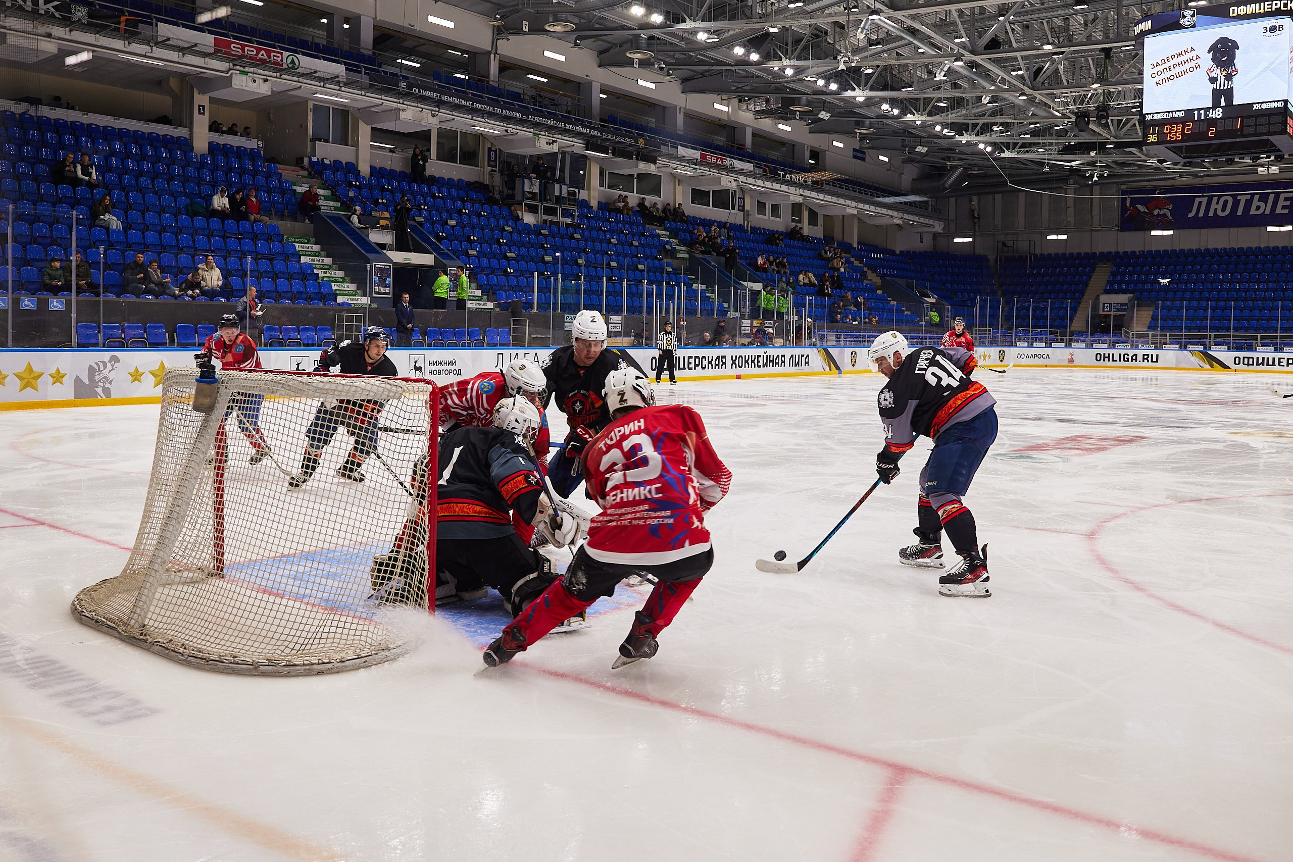 Репортаж. Офицерская хоккейная лига 2025 год. Спортивный фотограф Некрасов Денис