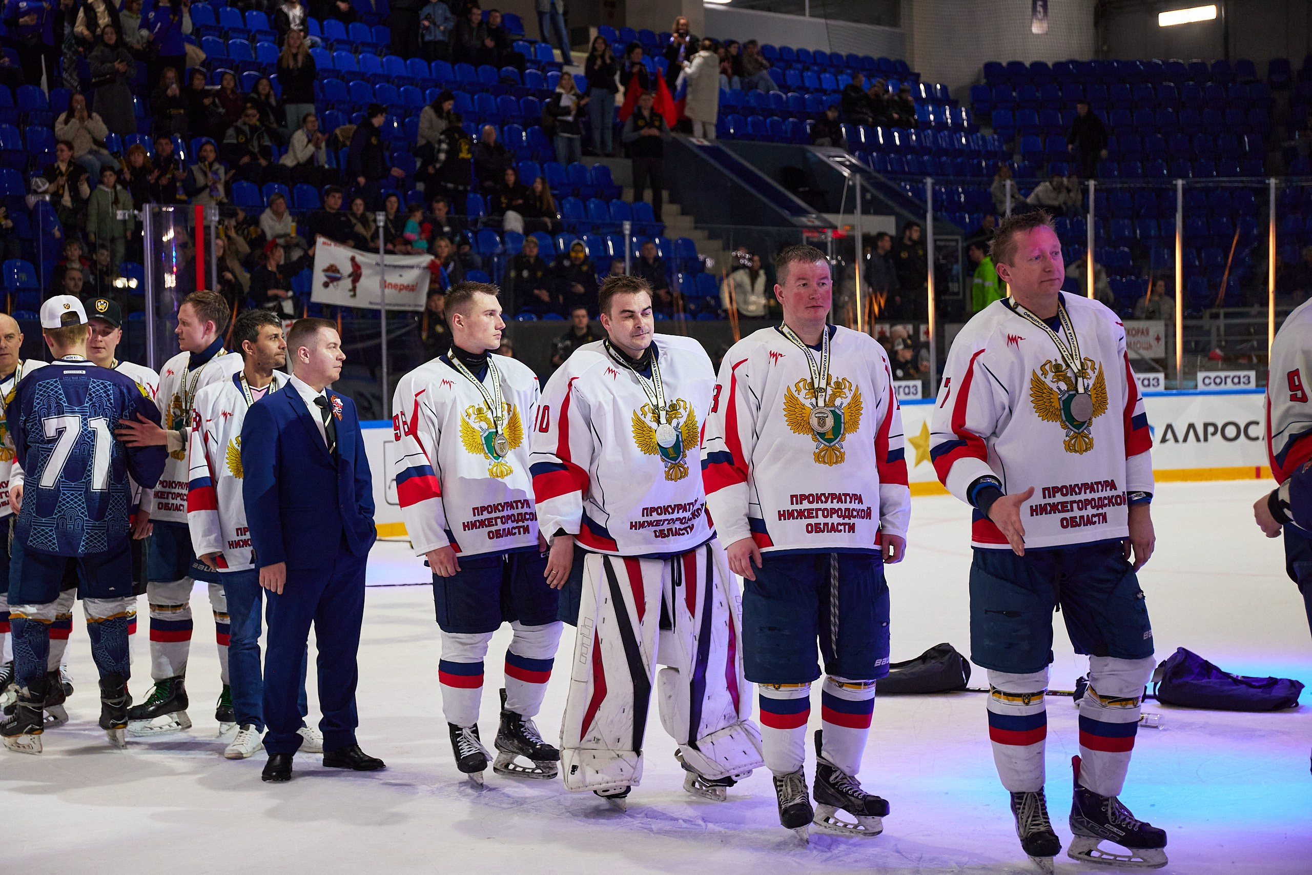 Репортаж. Офицерская хоккейная лига 2025 год. Спортивный фотограф Некрасов Денис