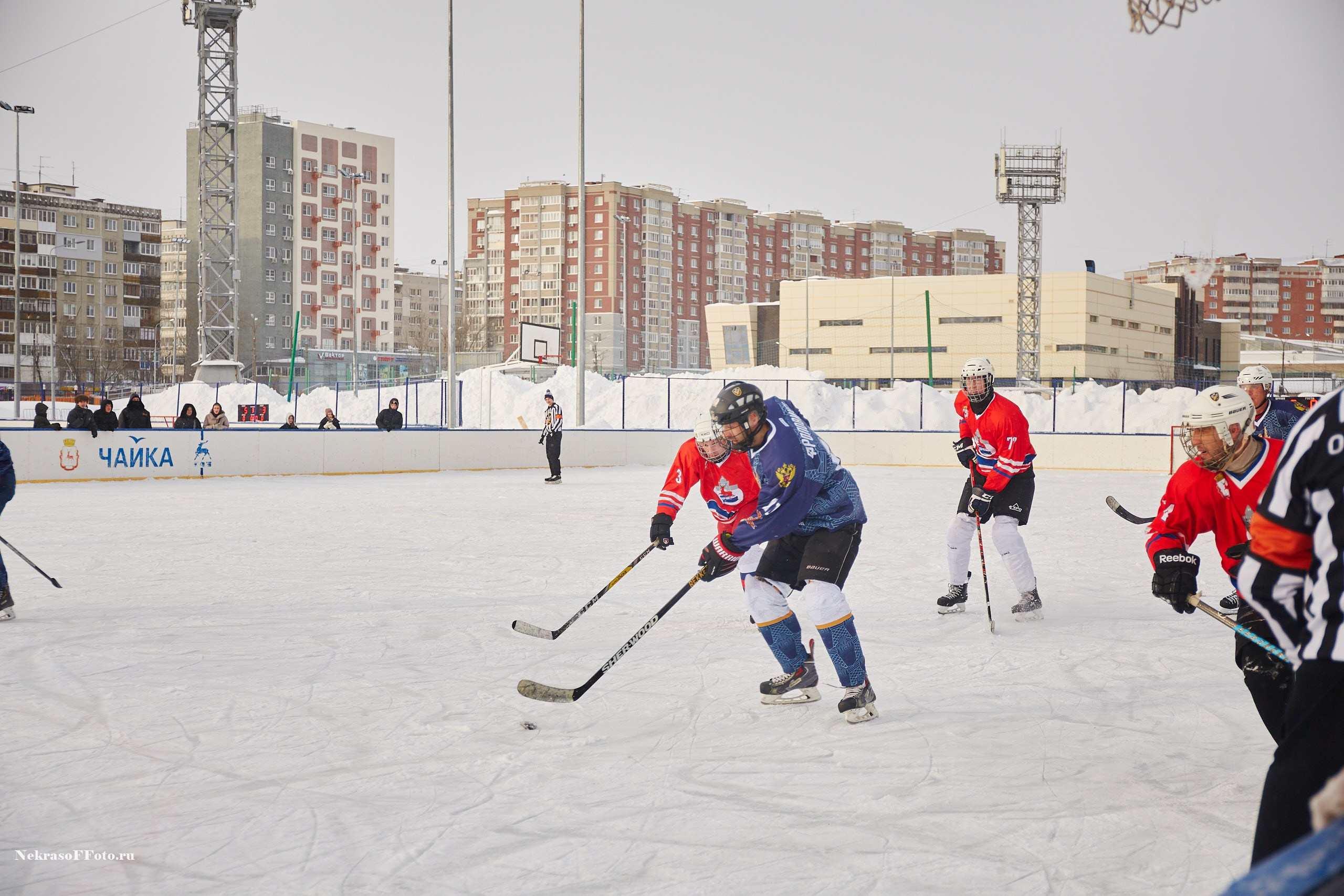 Турнир по хоккею «Русская классика» в рамках Офицерской хоккейной лиги. Спортивный фотограф Некрасов Денис