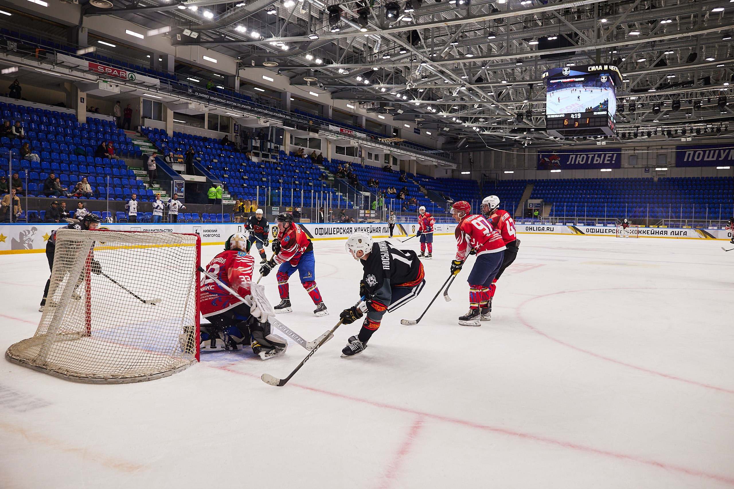 Репортаж. Офицерская хоккейная лига 2025 год. Спортивный фотограф Некрасов Денис