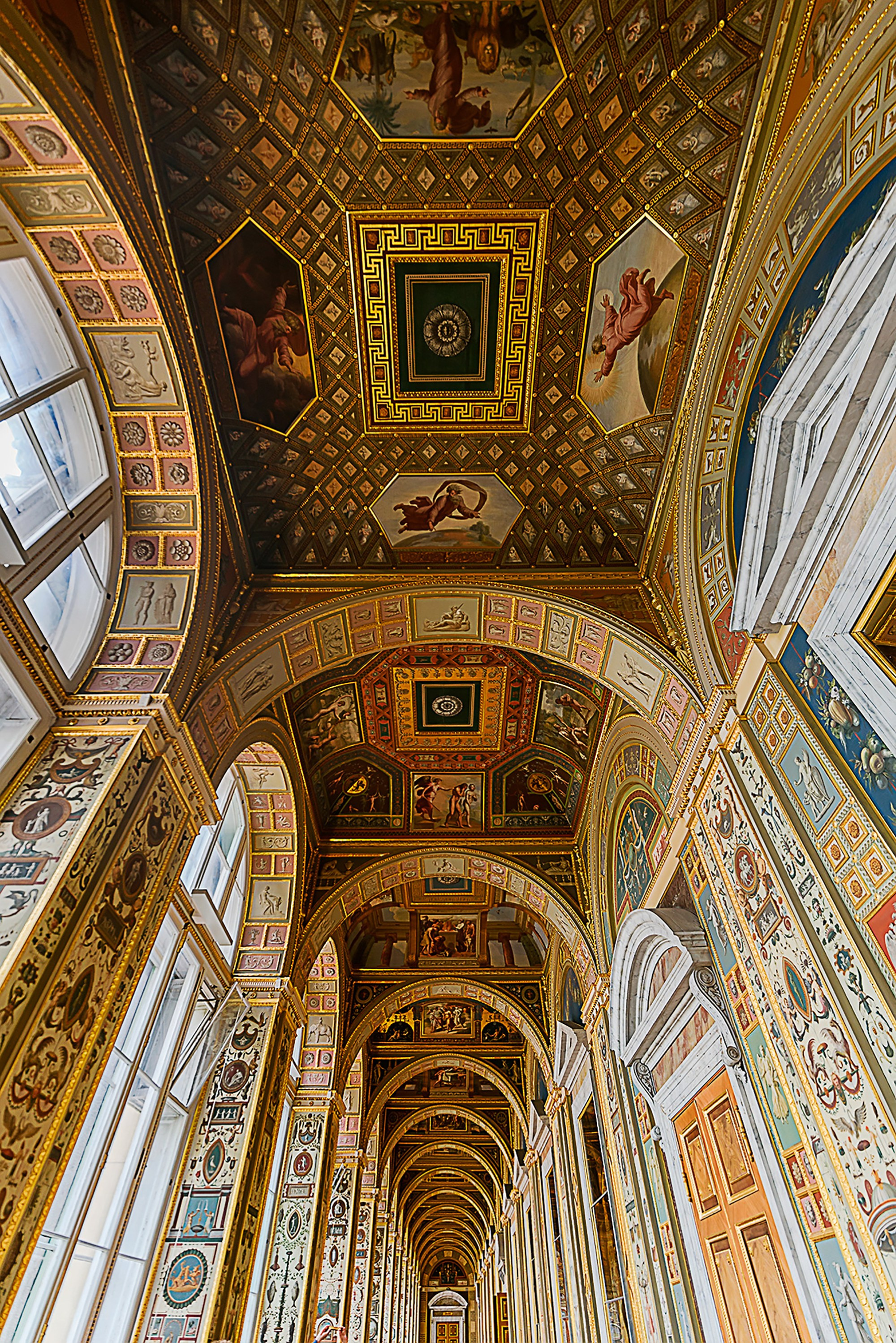 галерея в эрмитаже. город санкт-петербург