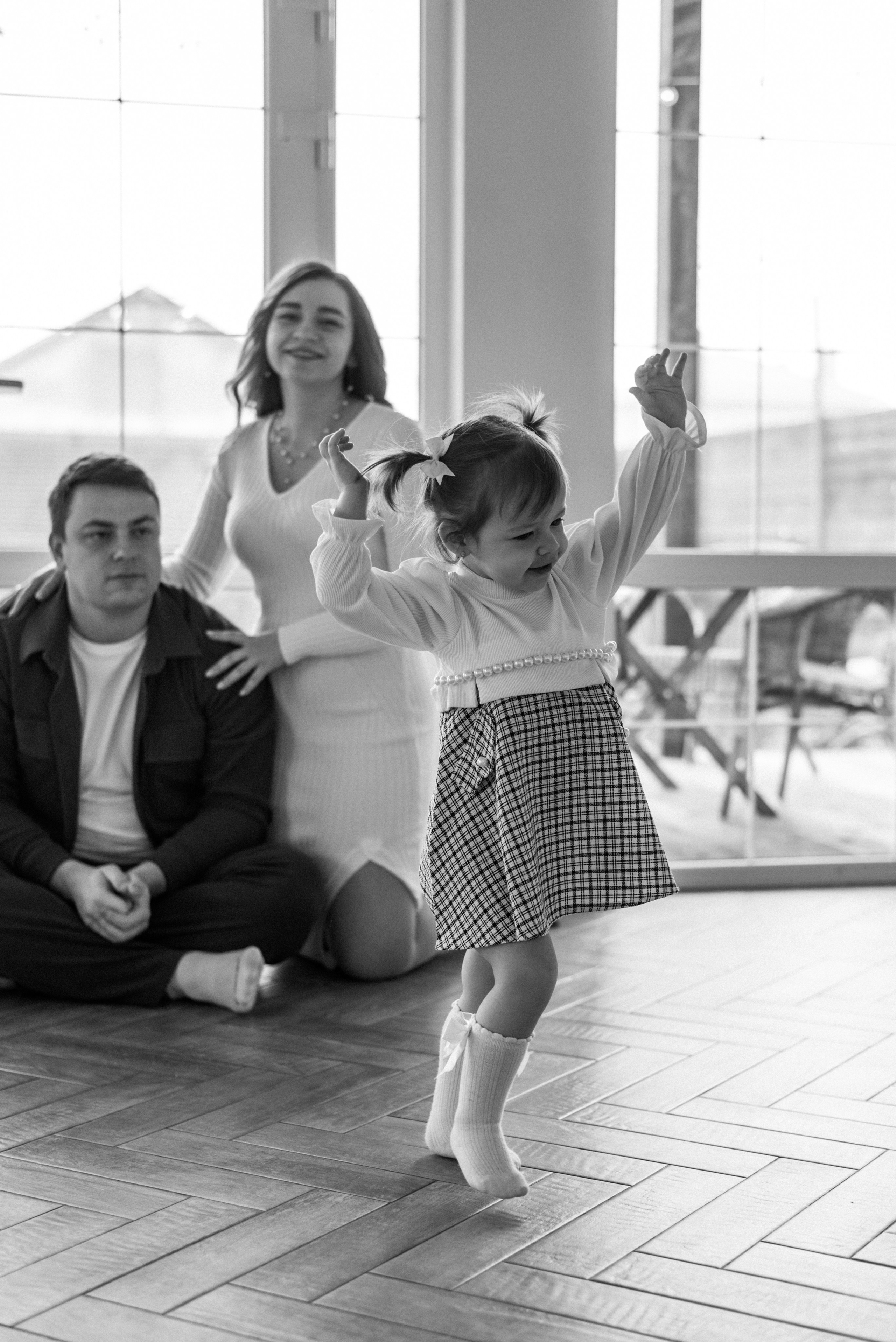 Семейная фотосессия Денис, Наташа и Маша. Семейный и детский фотограф Кущ Наташа