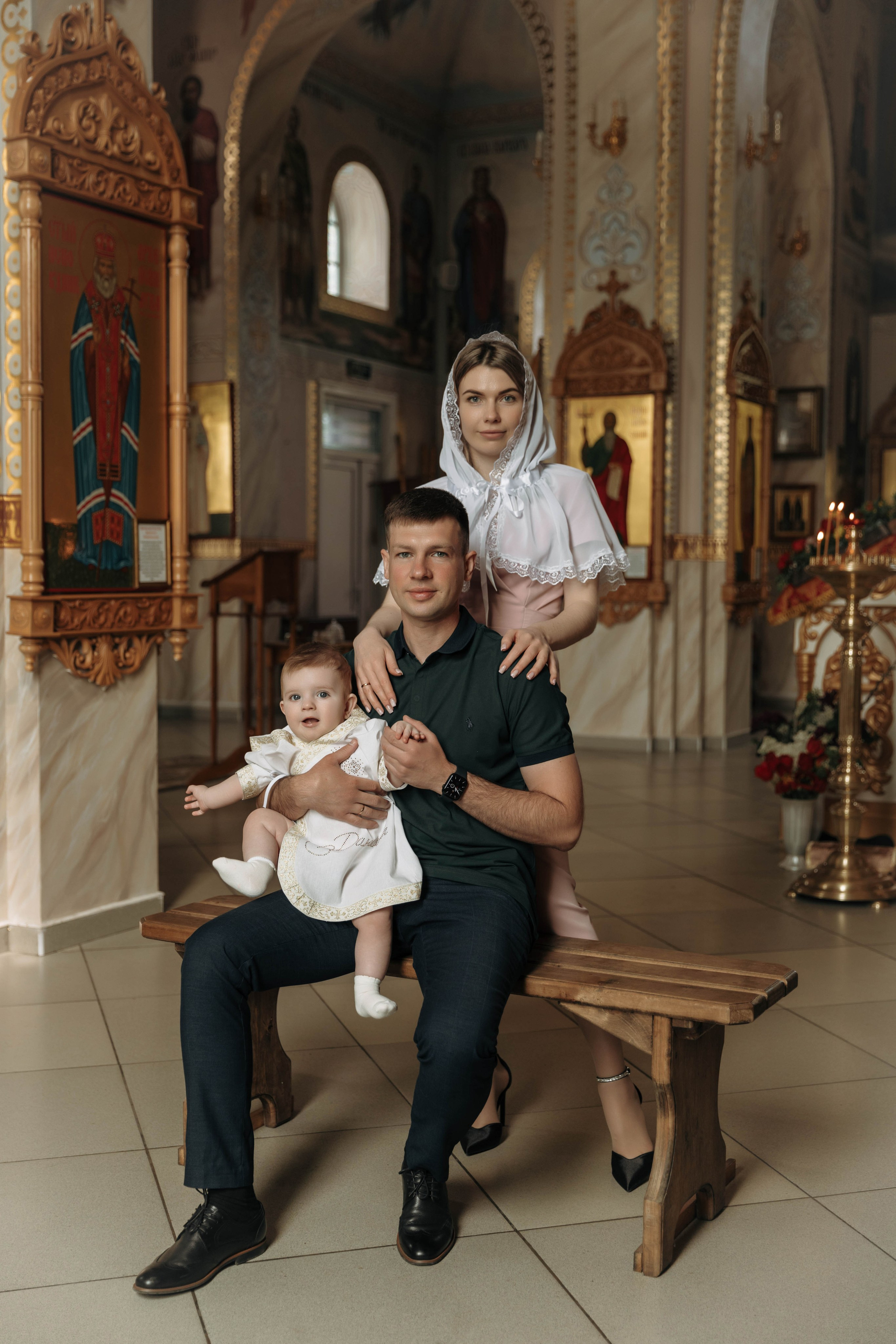 Таинство Крещения Даниила. Фотограф Сальск Катерина