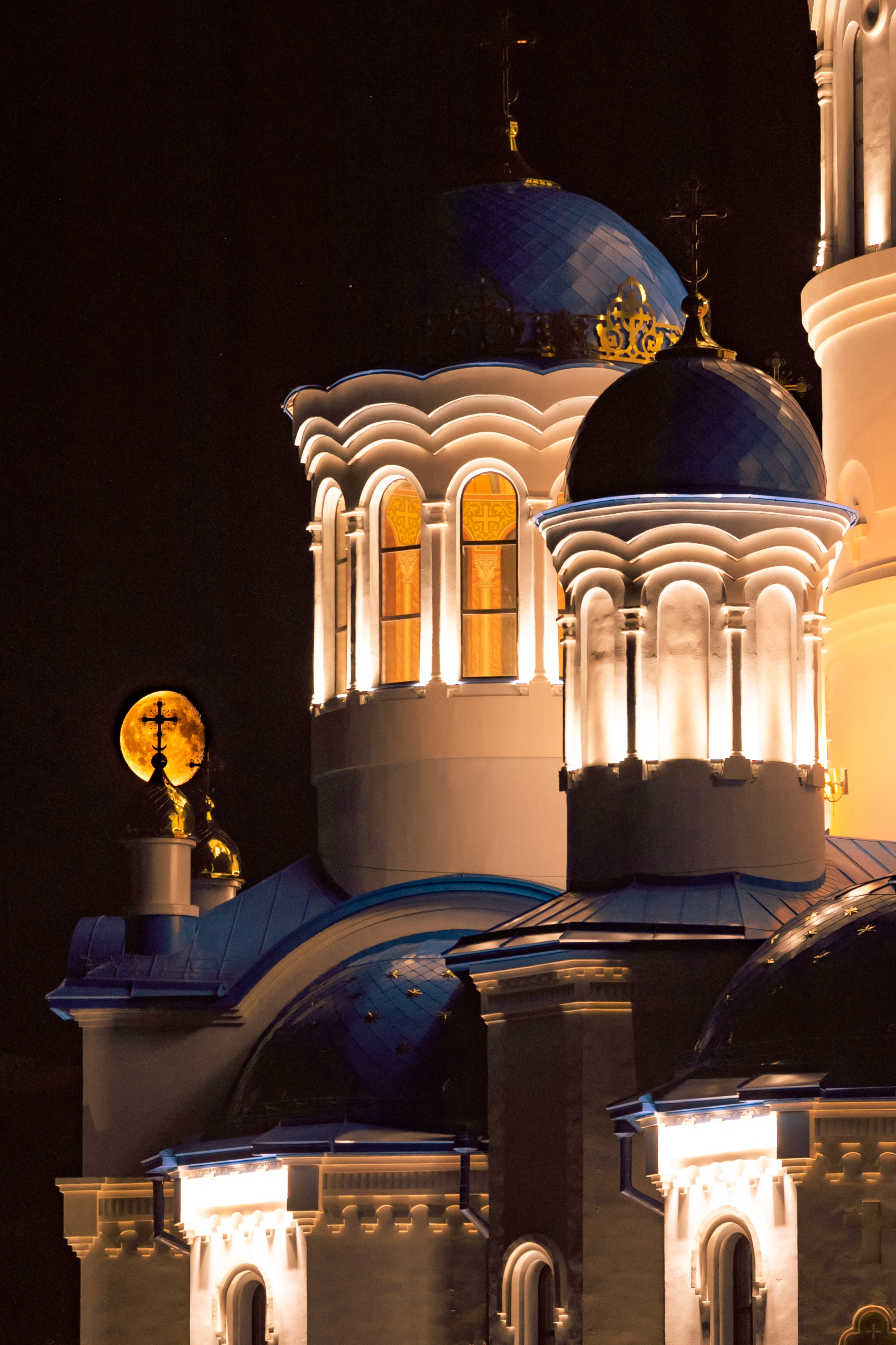 Город в ночи. Фотограф Елена Вишневская (Ушакова) Нефтеюганск, Сургут, Тюмень