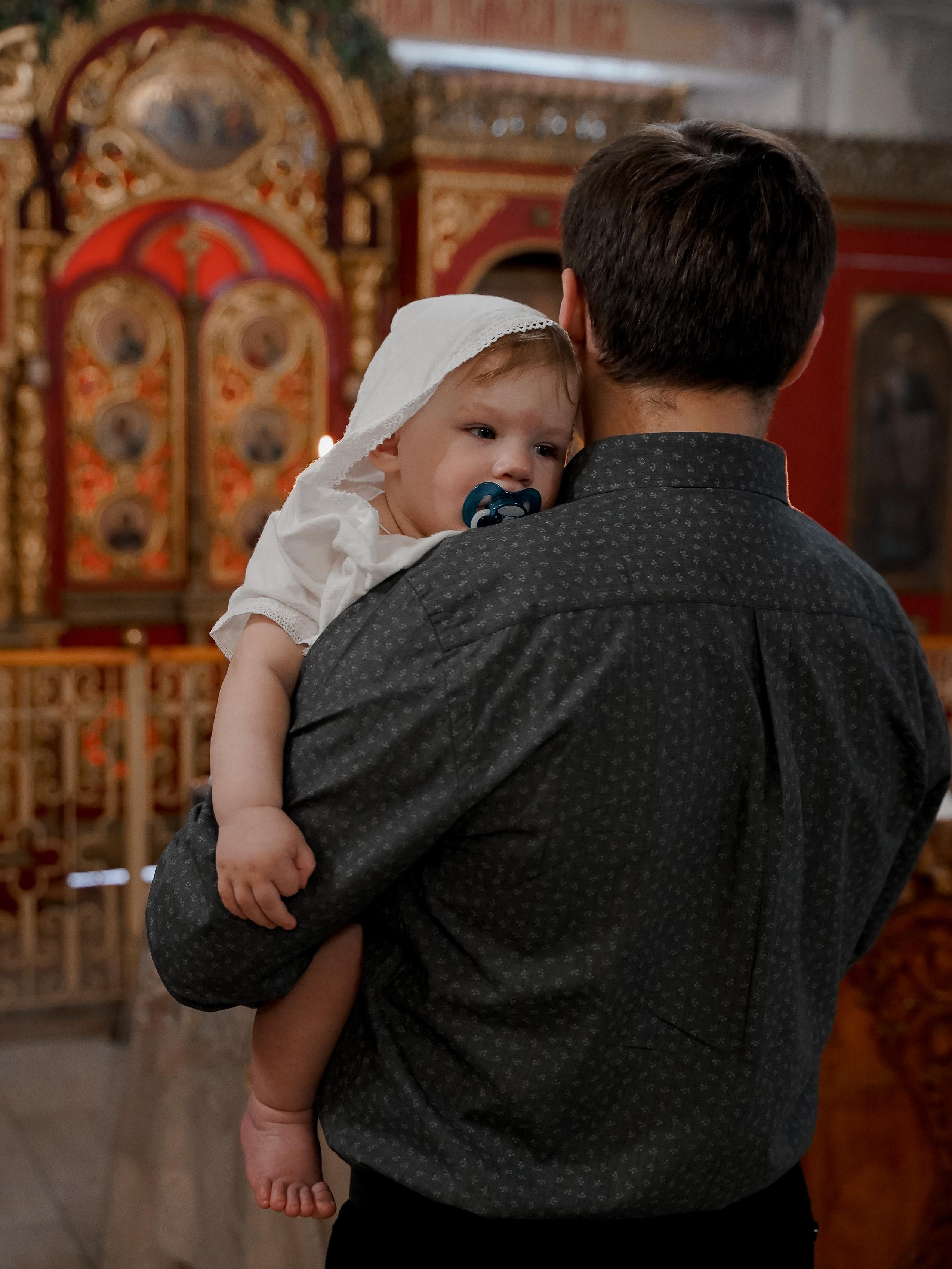 Крещение Жени. Персональный фотограф Наталья Иванкова, Москва