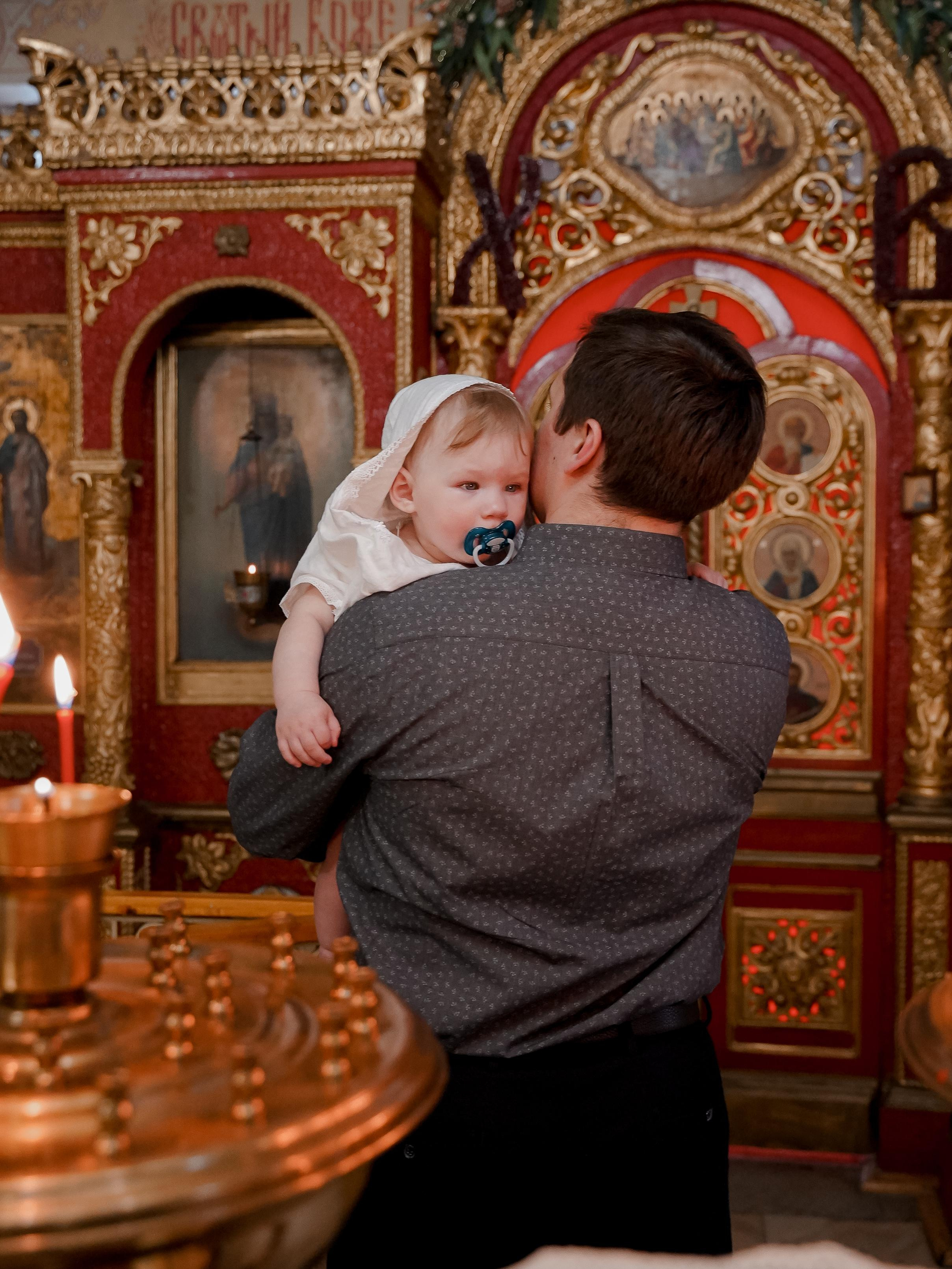 Крещение Жени. Персональный фотограф Наталья Иванкова, Москва