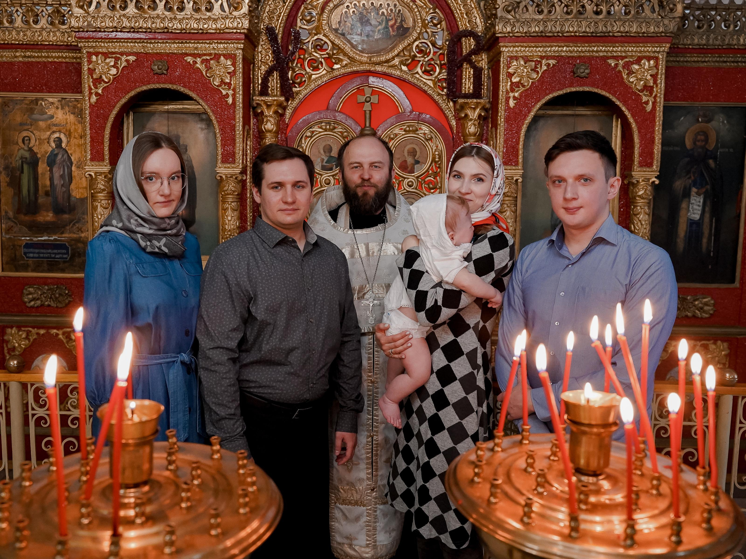 Крещение Жени. Персональный фотограф Наталья Иванкова, Москва