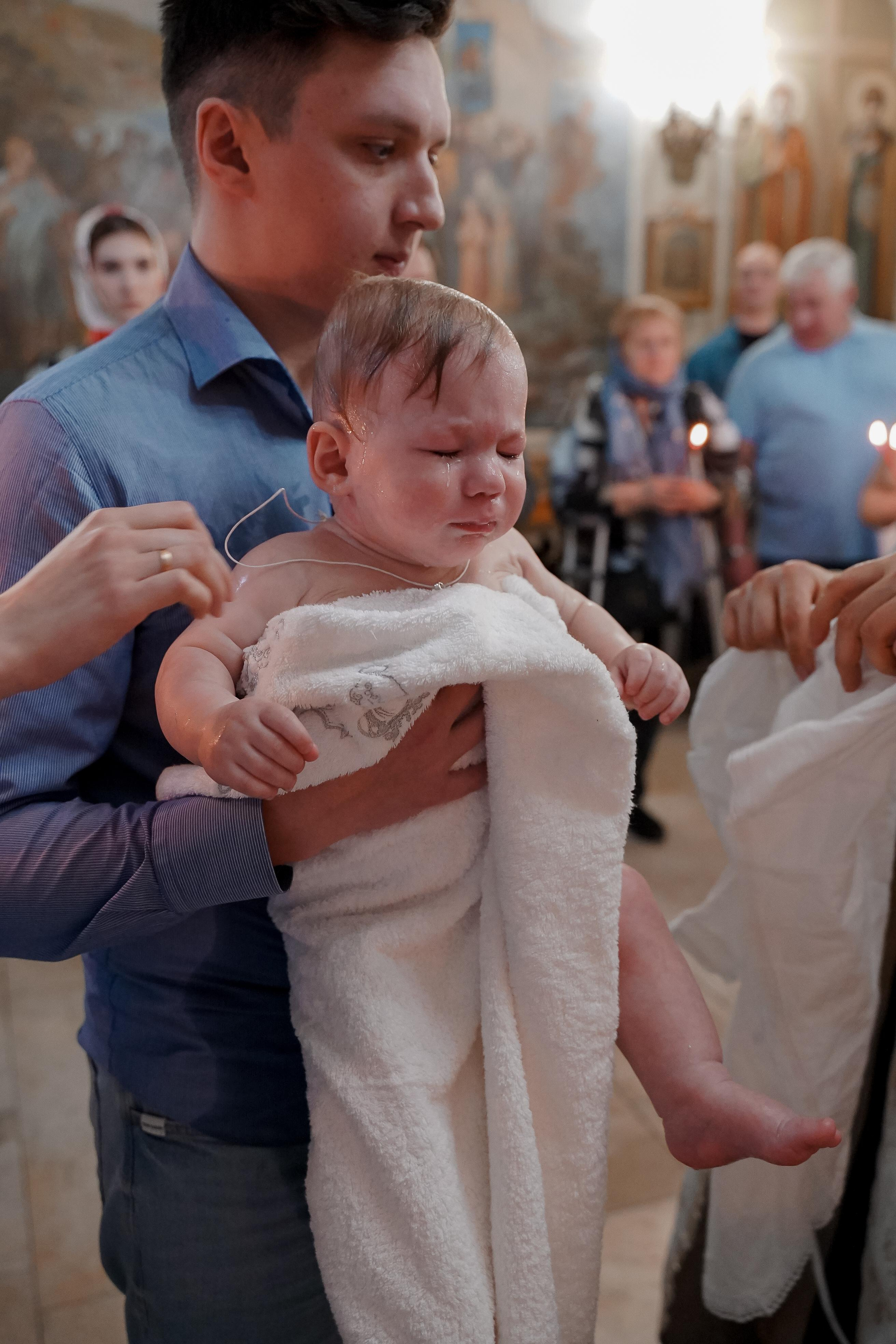 Крещение Жени. Персональный фотограф Наталья Иванкова, Москва