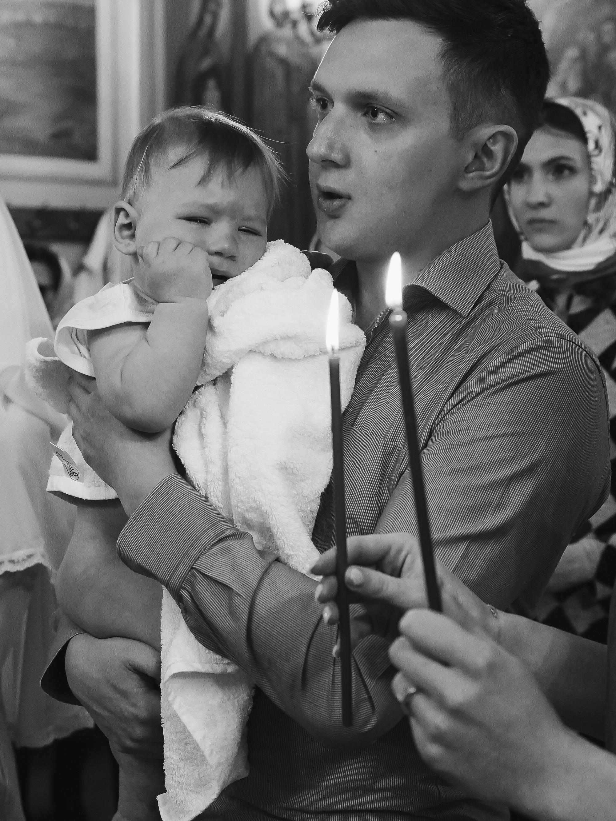Крещение Жени. Персональный фотограф Наталья Иванкова, Москва
