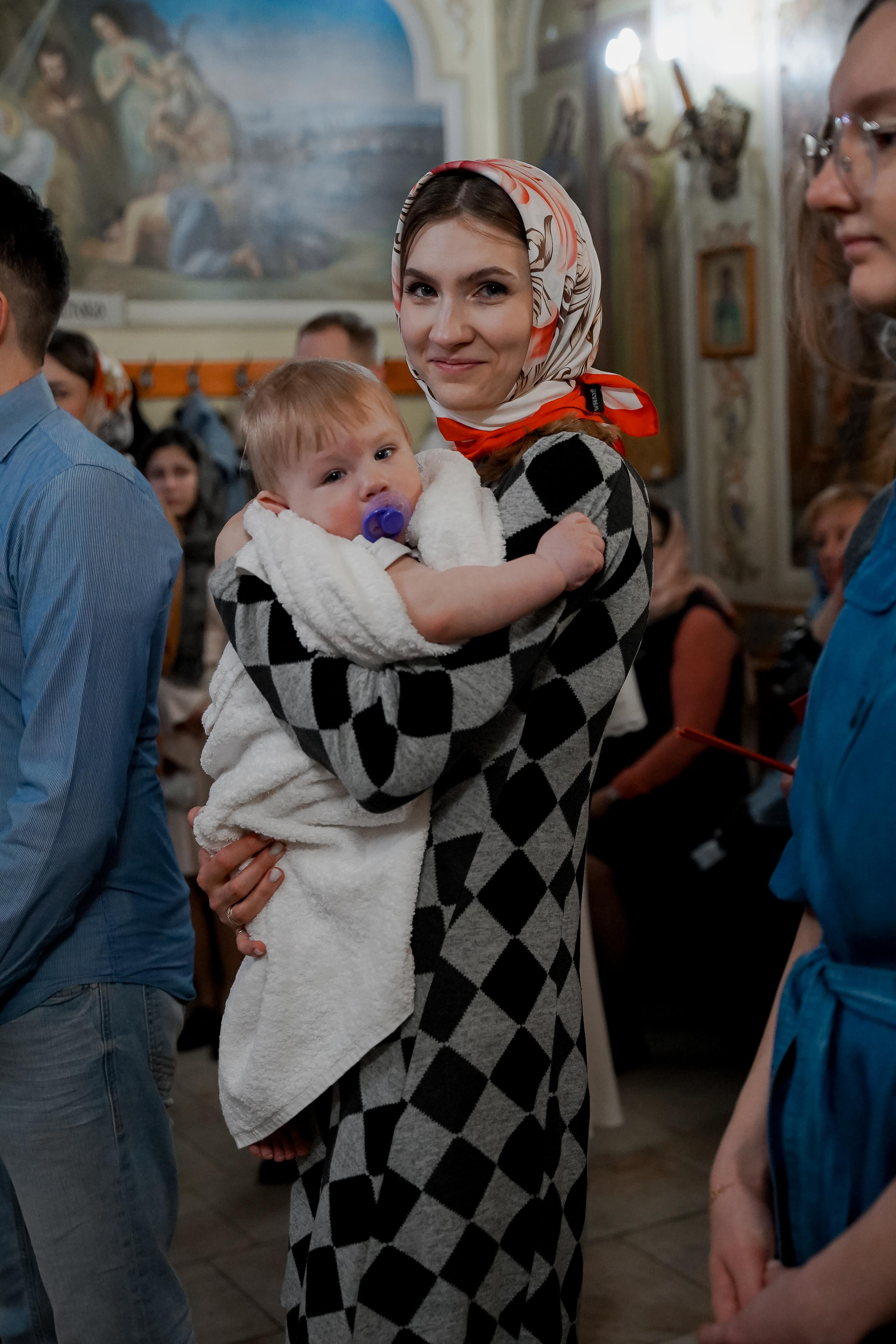 Крещение Жени. Персональный фотограф Наталья Иванкова, Москва