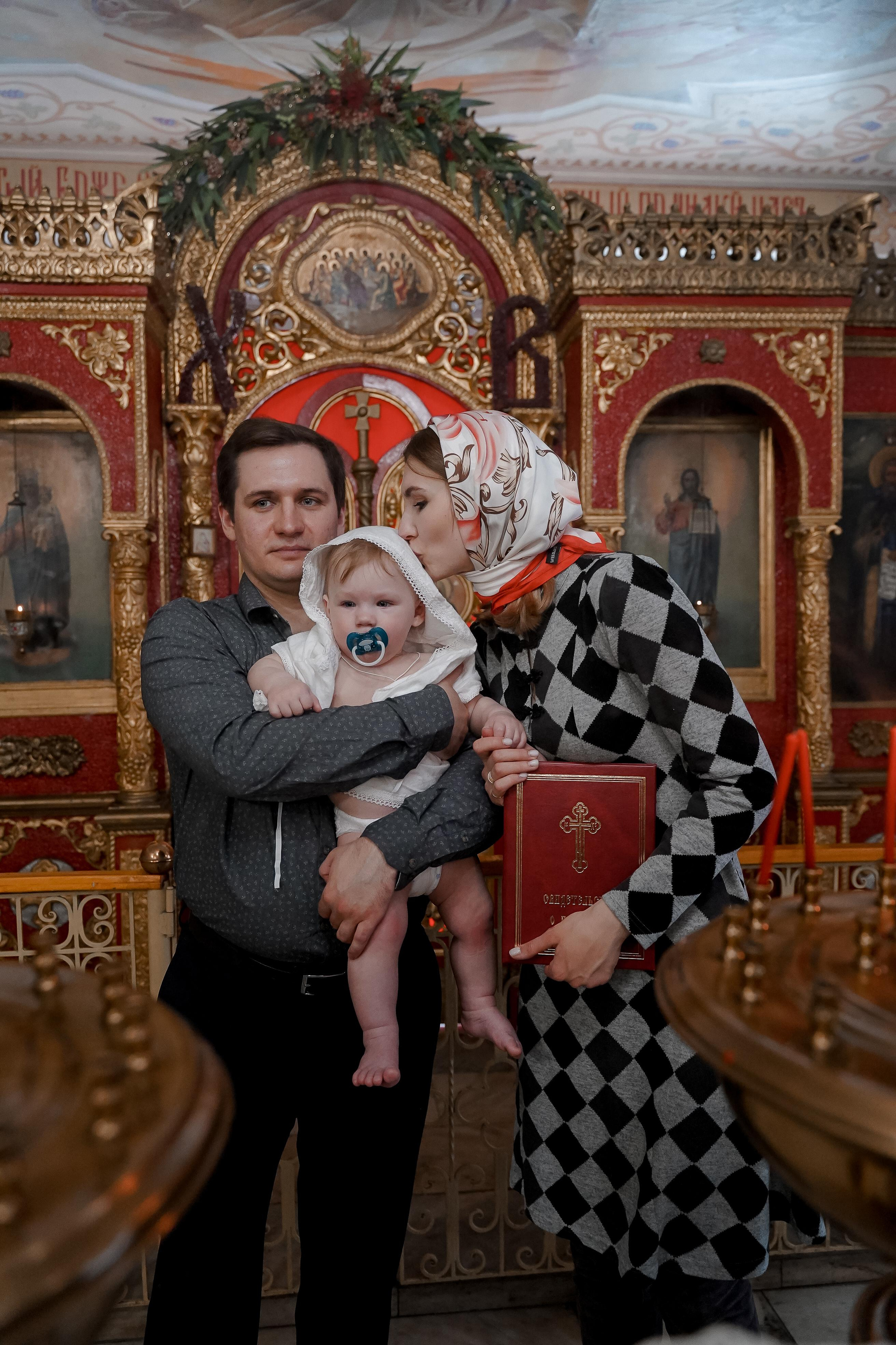 Крещение Жени. Персональный фотограф Наталья Иванкова, Москва