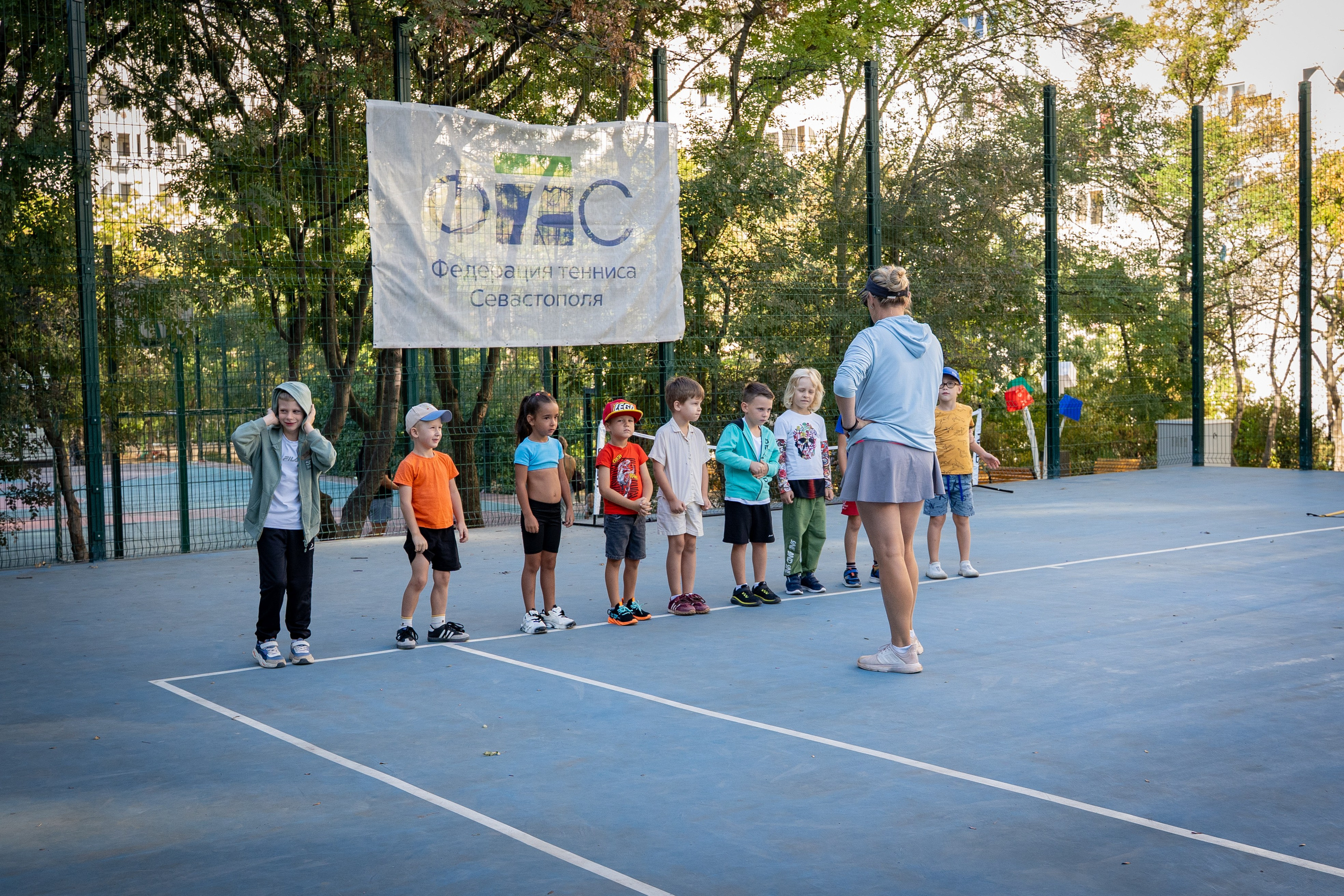 Федерация тенниса Севастополь. Малыши. Анастасия Дунаева. Фотограф в Севастополе