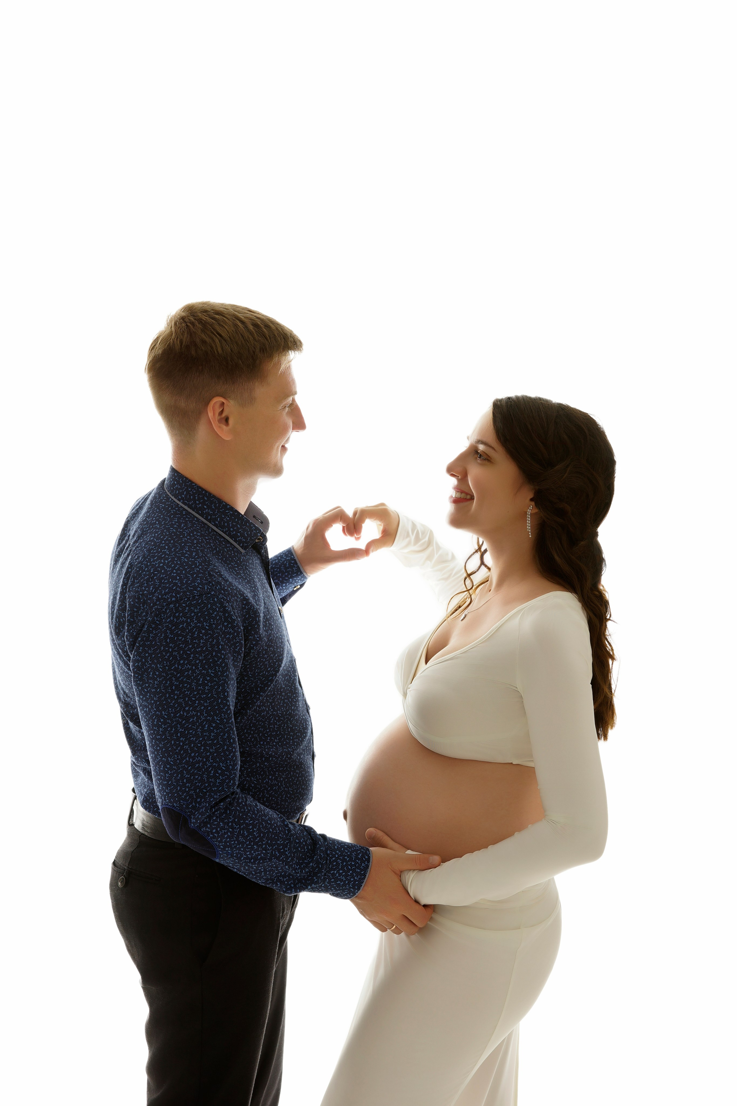 Съёмка беременности в моей фотостудии «НЕБО». Женский фотограф в Химках Алёна Ленёва