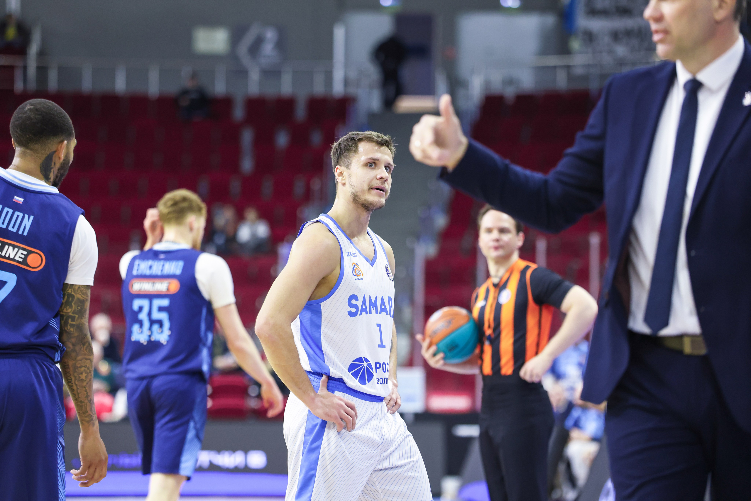 Баскетбол. Самара — Зенит. Единая лига ВТБ. Спортивный фотограф в Самаре