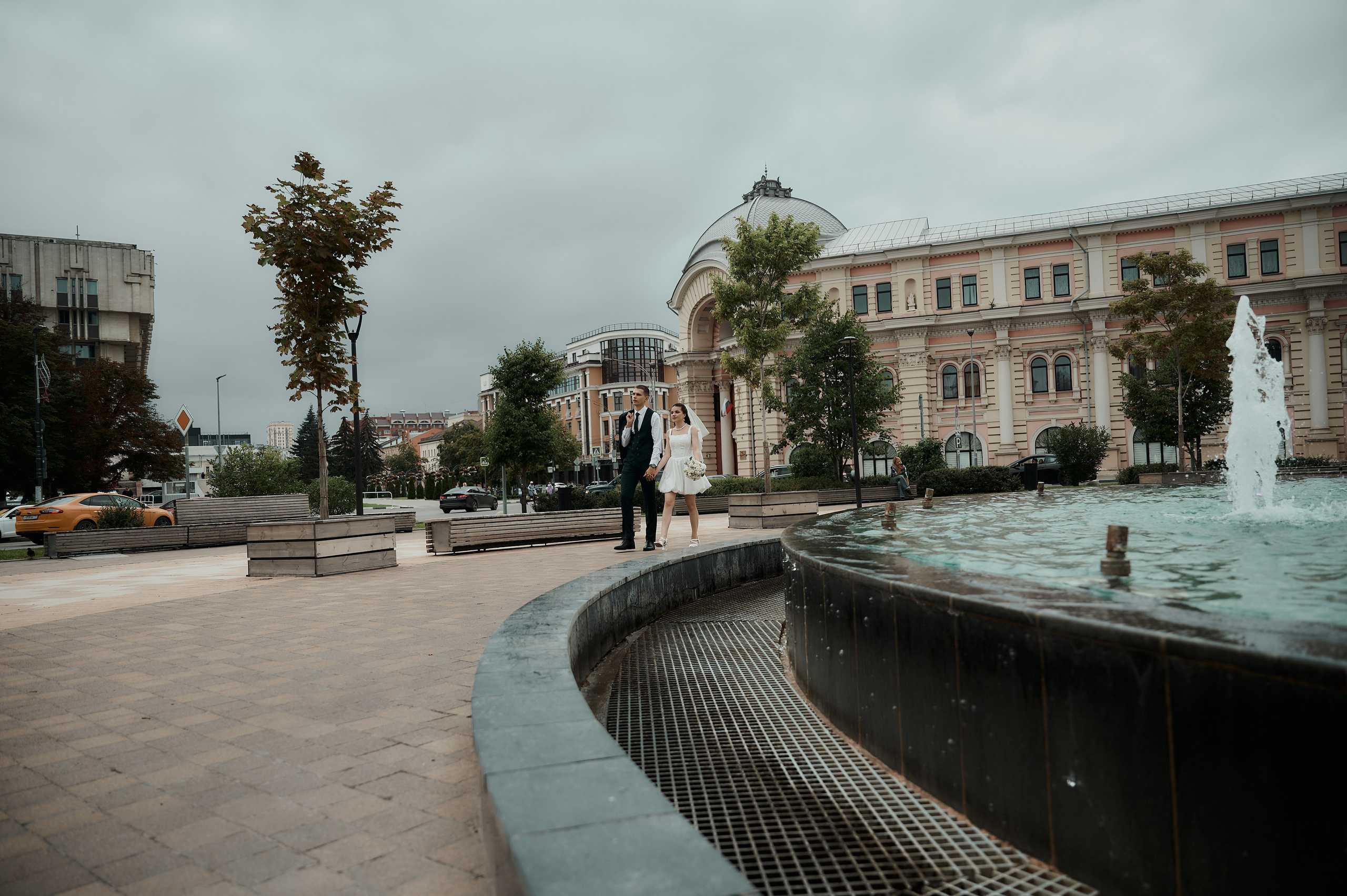 Свадебная прогулка по Туле. Свадебный фотограф в Туле Никита Беляев