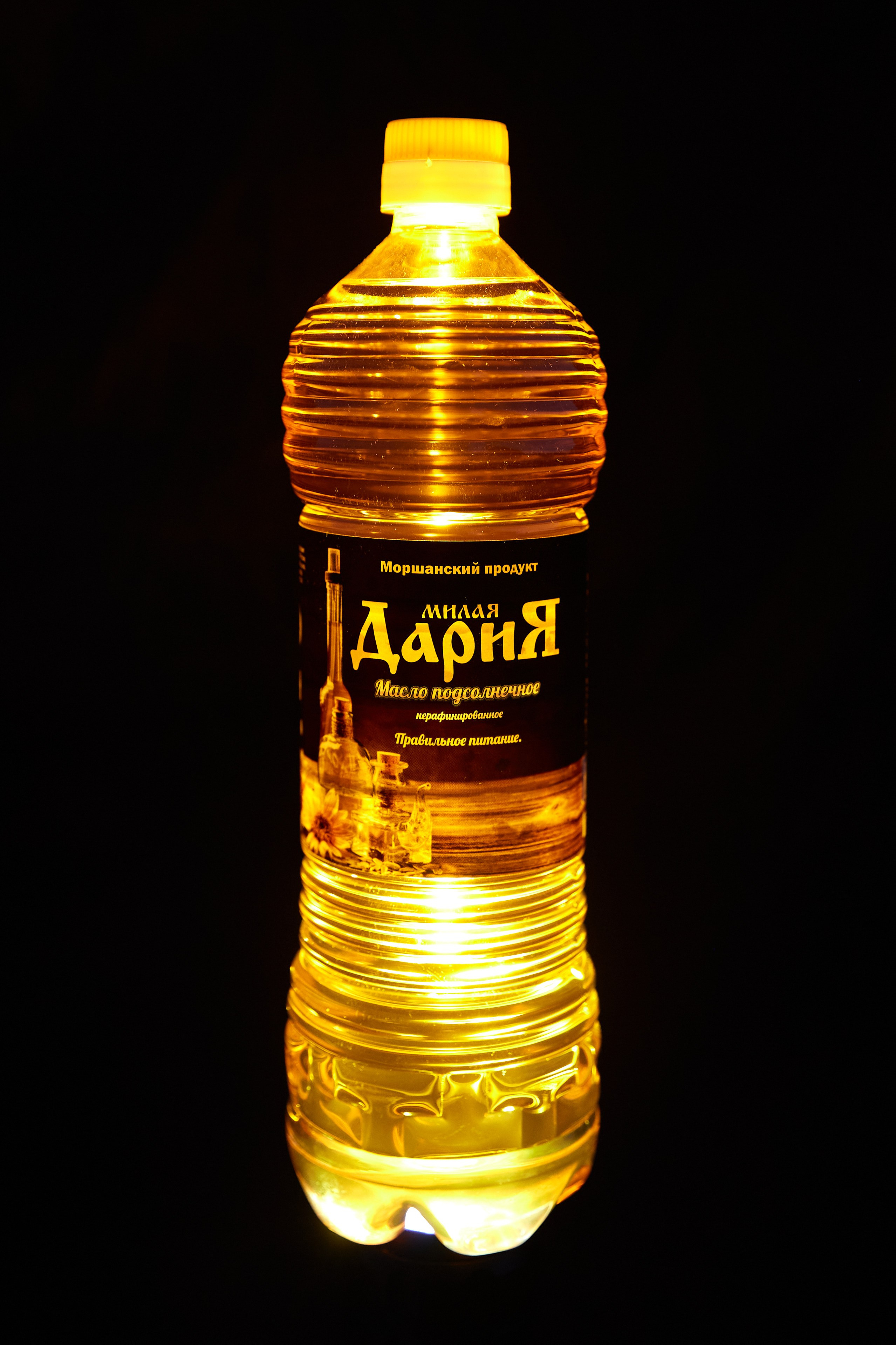 Подсолнечное масло. Фотограф Александр Казин