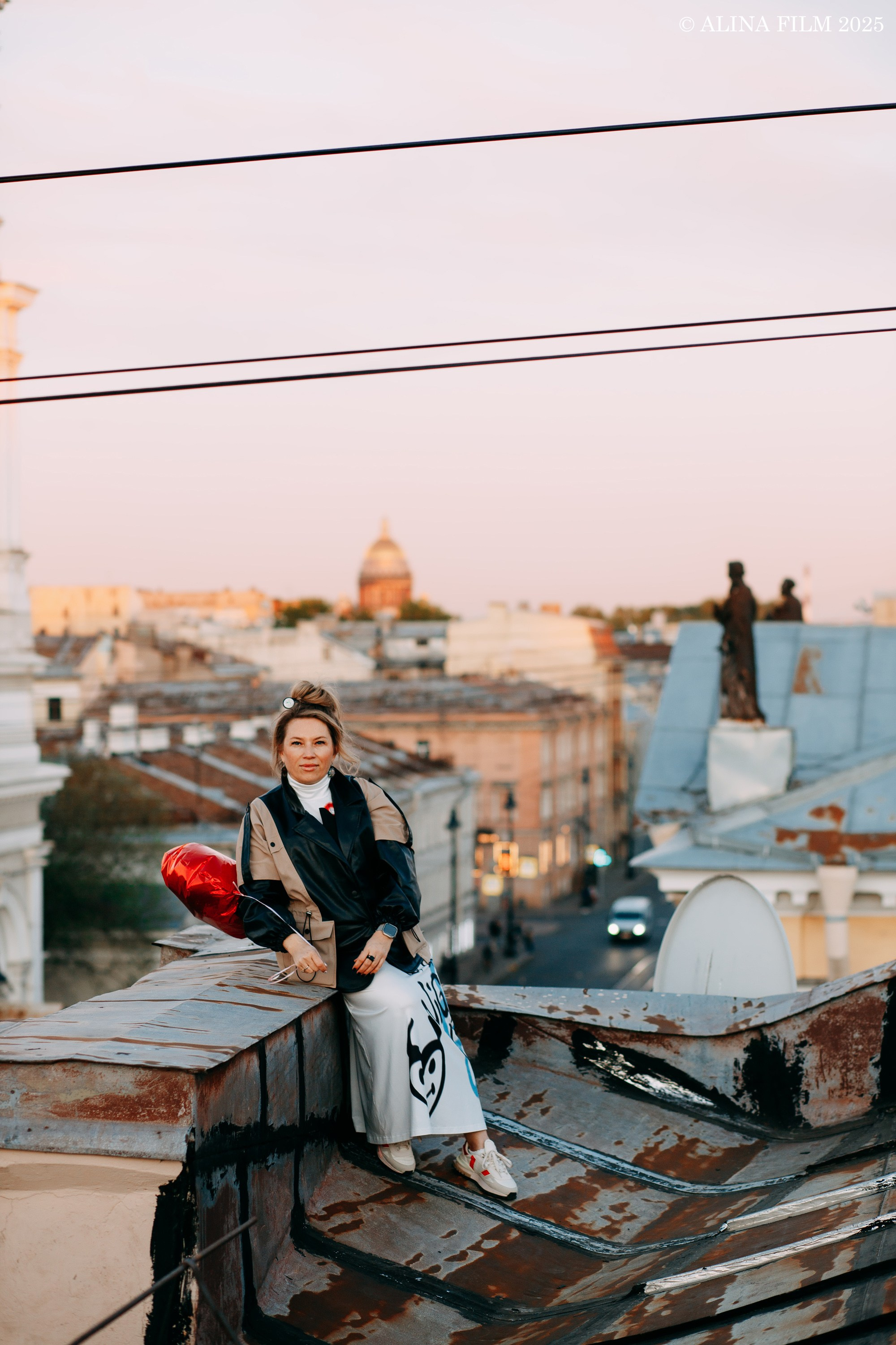 Фотосессия на крыше на Спортивной. Фотограф в Санкт-Петербурге Alina Film