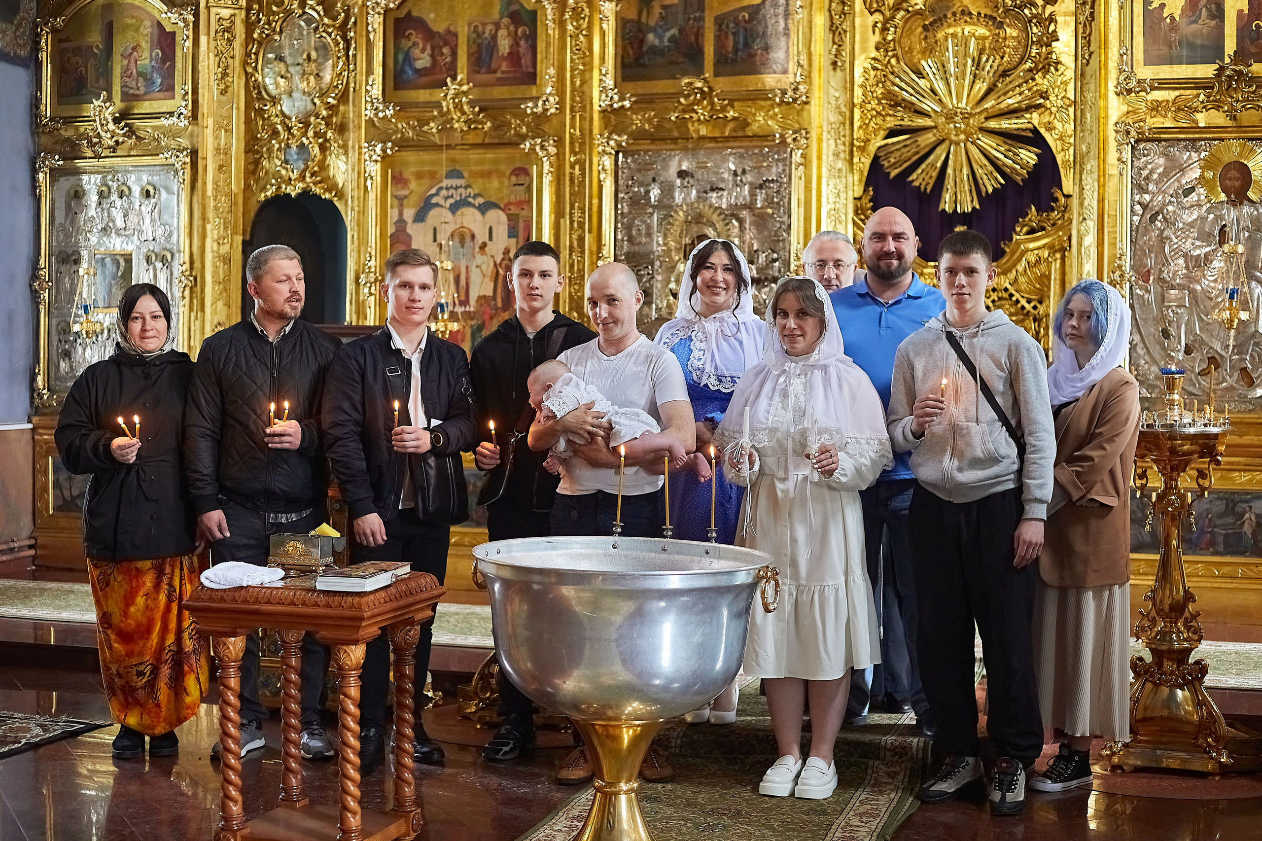 Крещение Ярослава. Семейный и детский фотограф в Ярославле Юлия Галашина