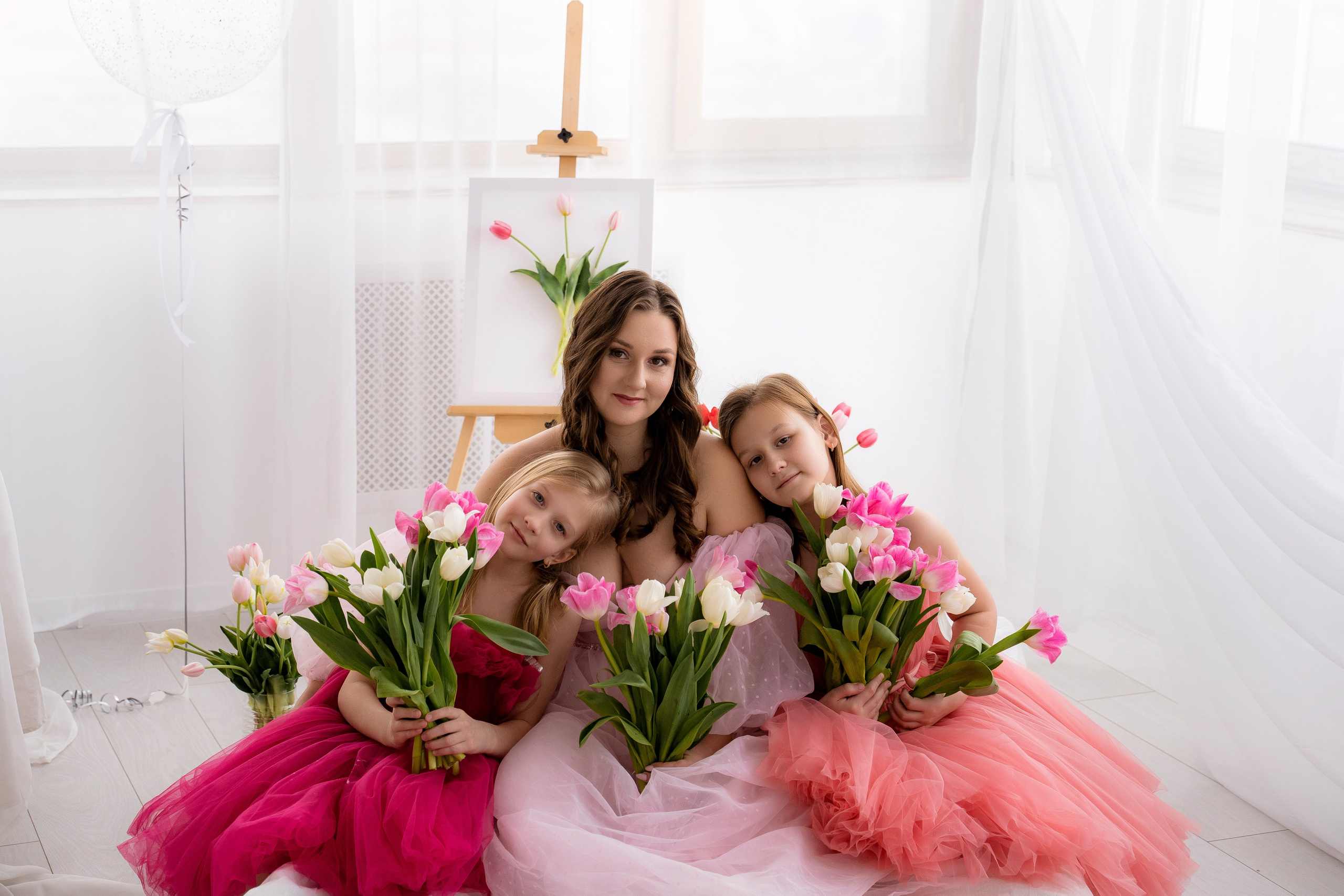 Тюльпановое настроение. Фотостудия Малина в городе Улан-Удэ. Фотограф Ирина Жарникова