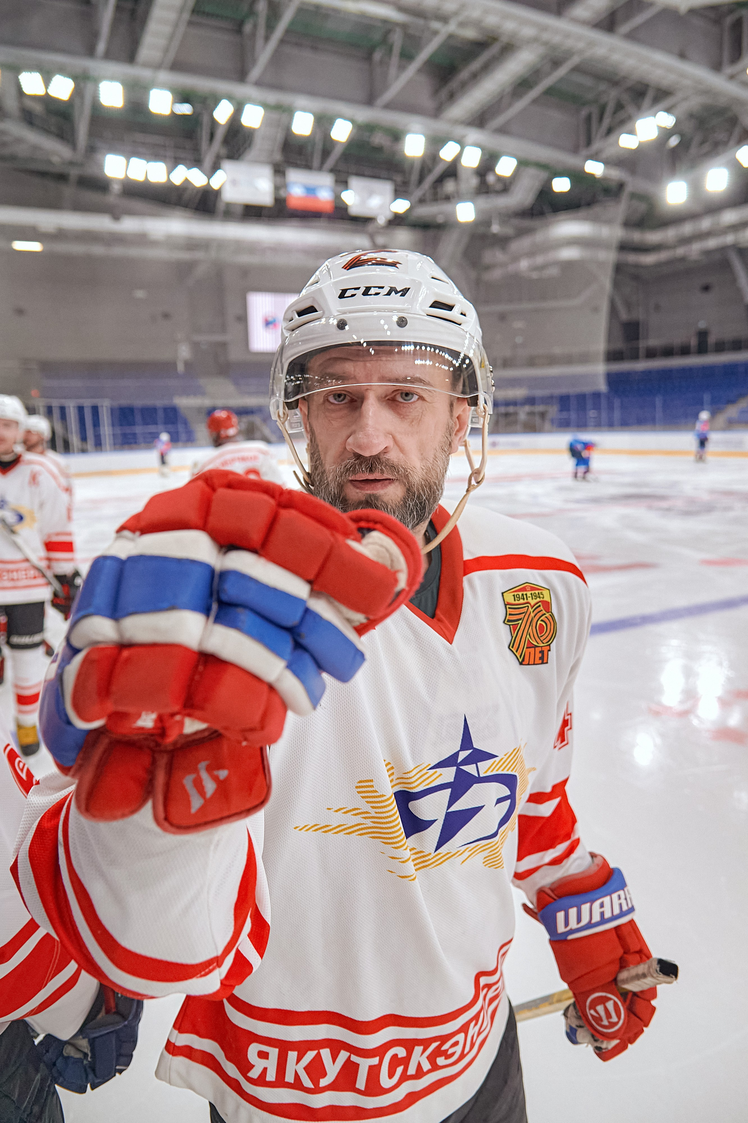 Портфолио репортажной фотосъёмки: Кристалл арена — Хоккей — РусГидро. Фотограф Яковлев Роман — Красноярск