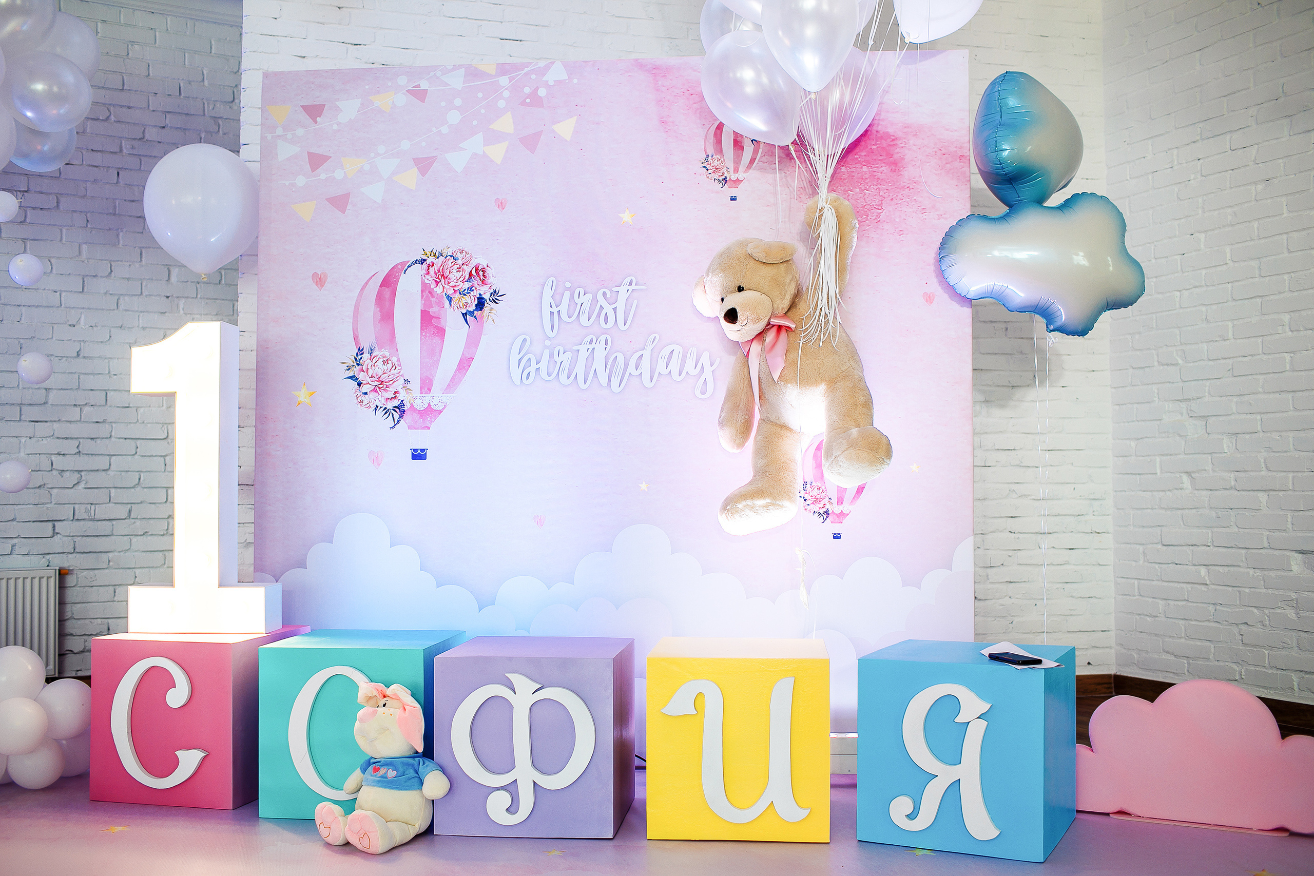 ДР Софии. 1 год. Ресторан Мост. Фотограф Андрей Баксов