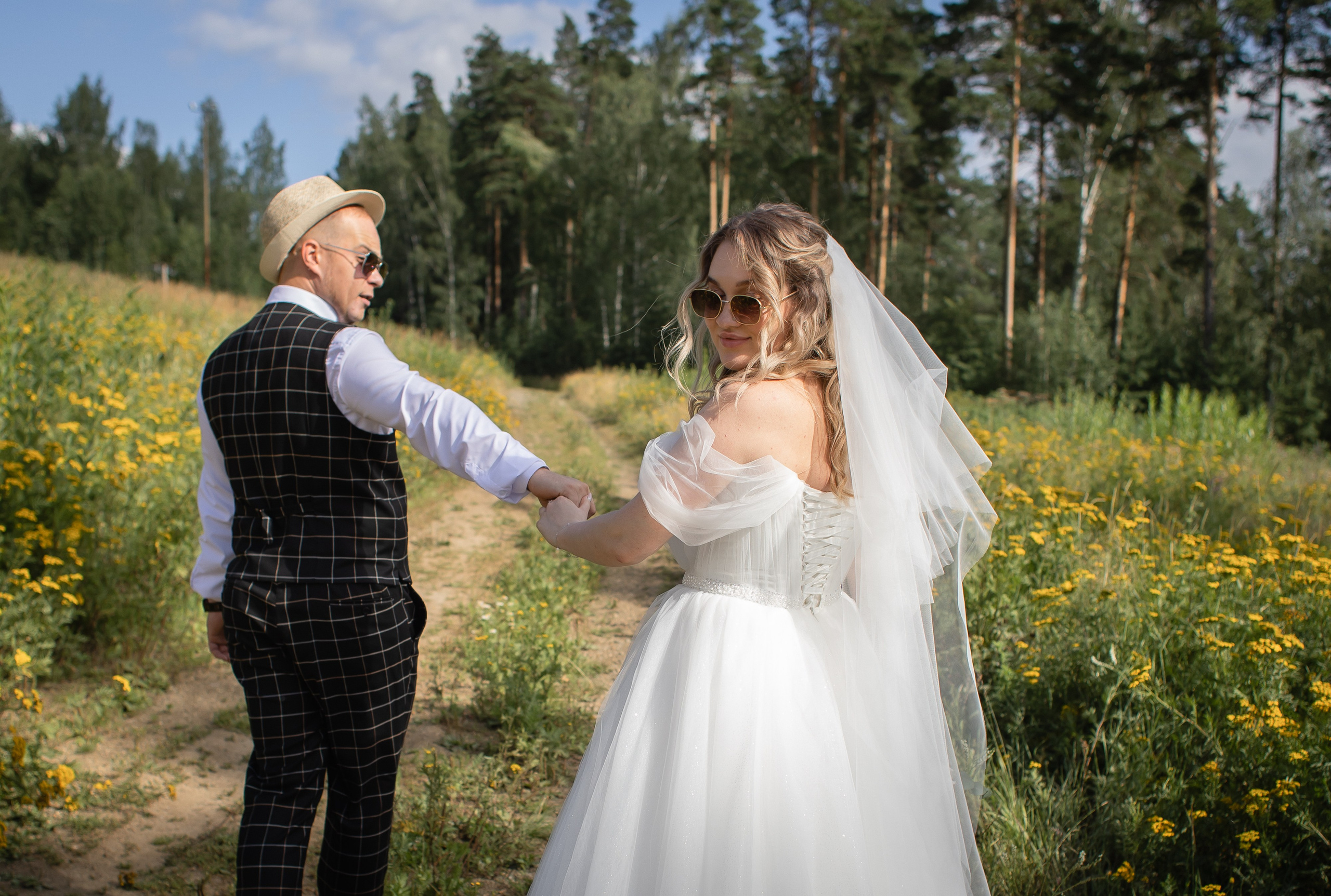 Свадебная фотосессия за городом. Фотограф Татьяна Орлова