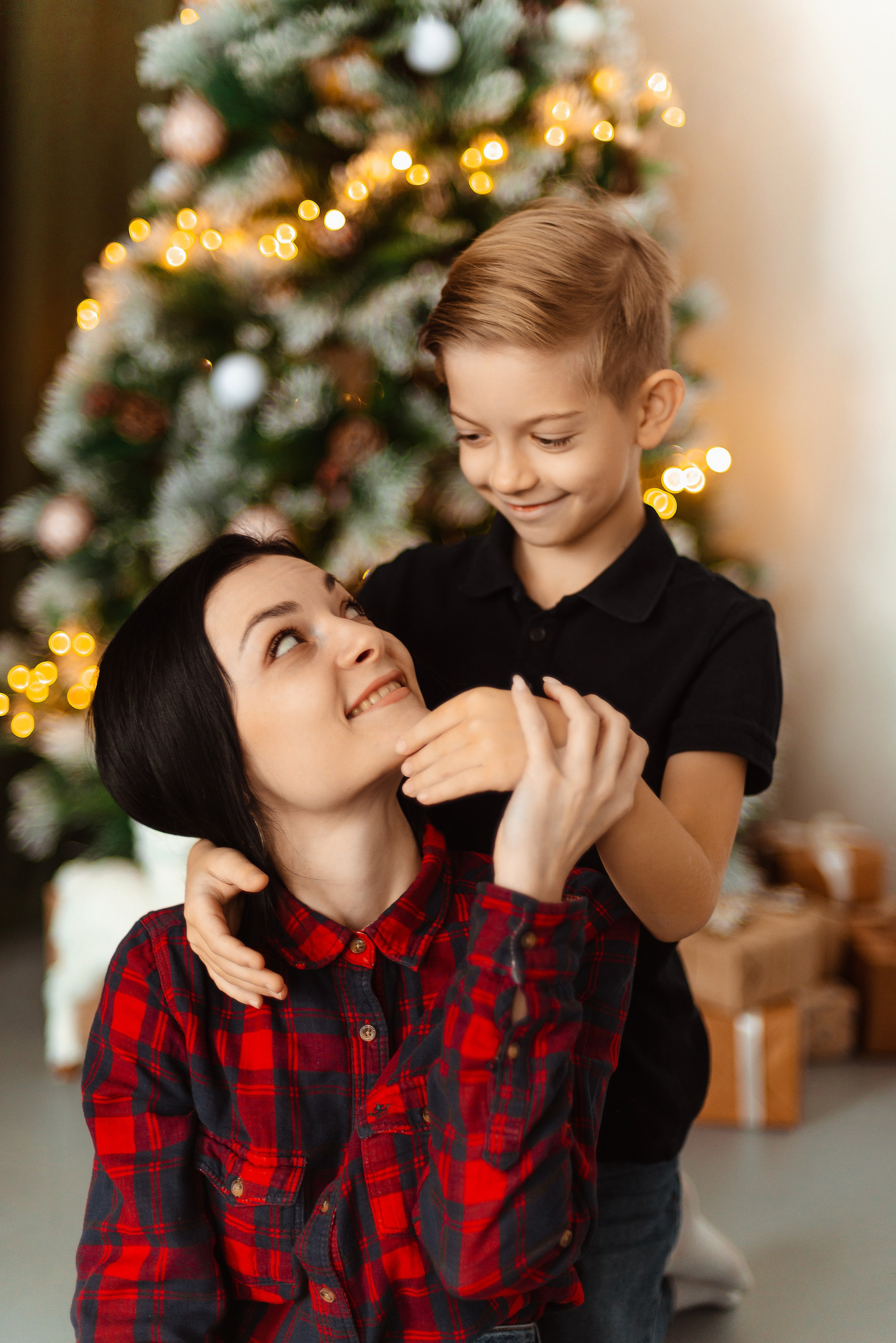 Фотосессия в новогодней студии | Лера, Стёпа и Максим. Фотограф в Самаре | Катерина Гущина
