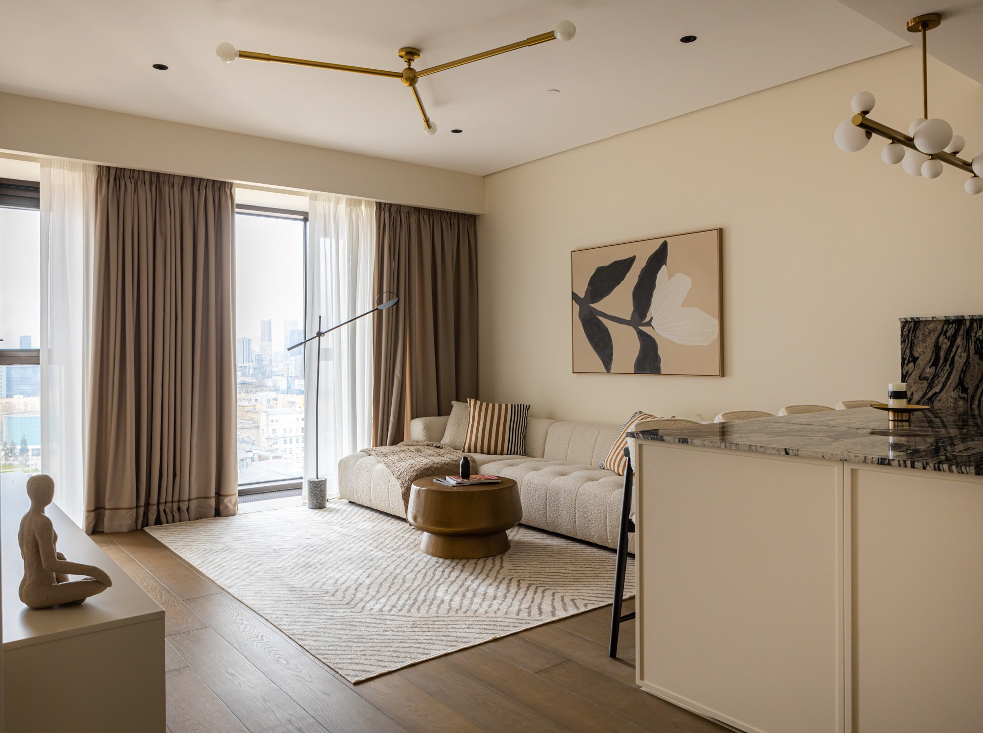 Дмитрий Гурьянов | 80 м². Фотограф Нелли Ларссон