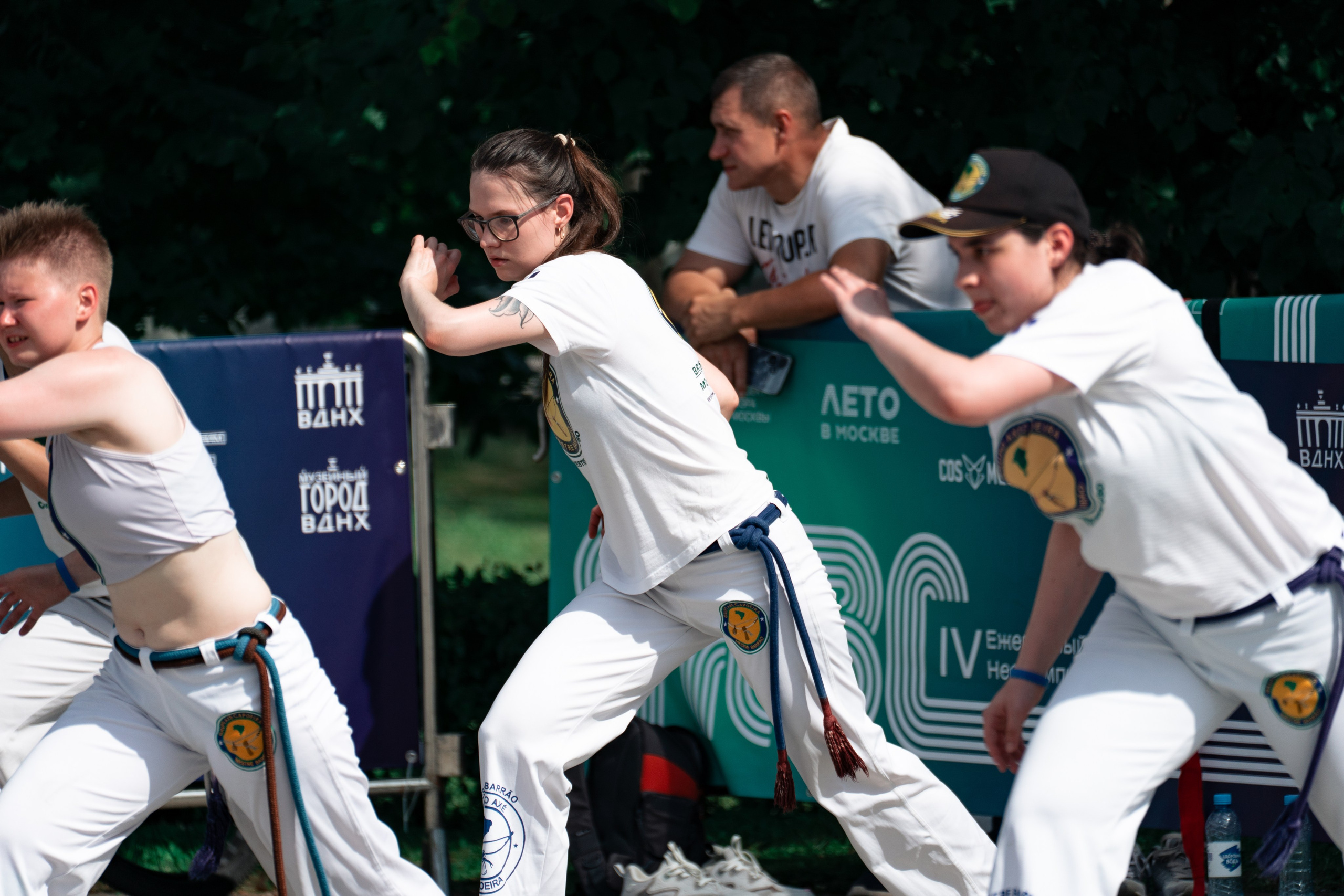 Открытый класс AXE Capoeira на фестивале неолимписких видов спорта на ВДНХ 2025 г:. Фотограф в Москве Ткаченко Владимир
